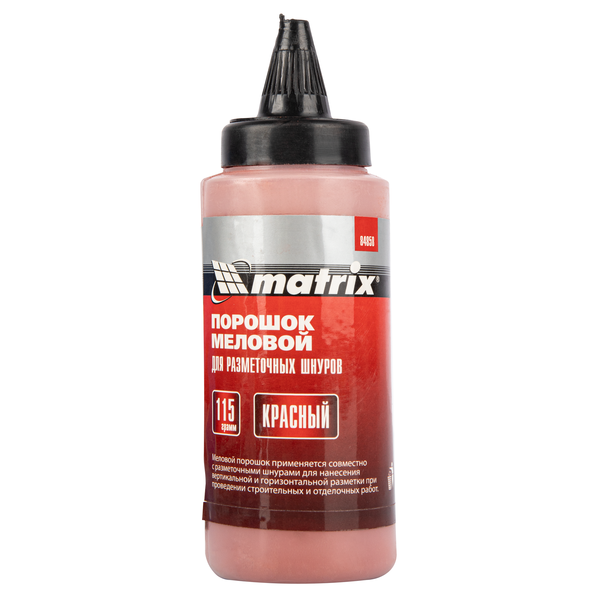 Изображение товара Порошок разметочный Matrix 84858 красный 115 г для строительных работ