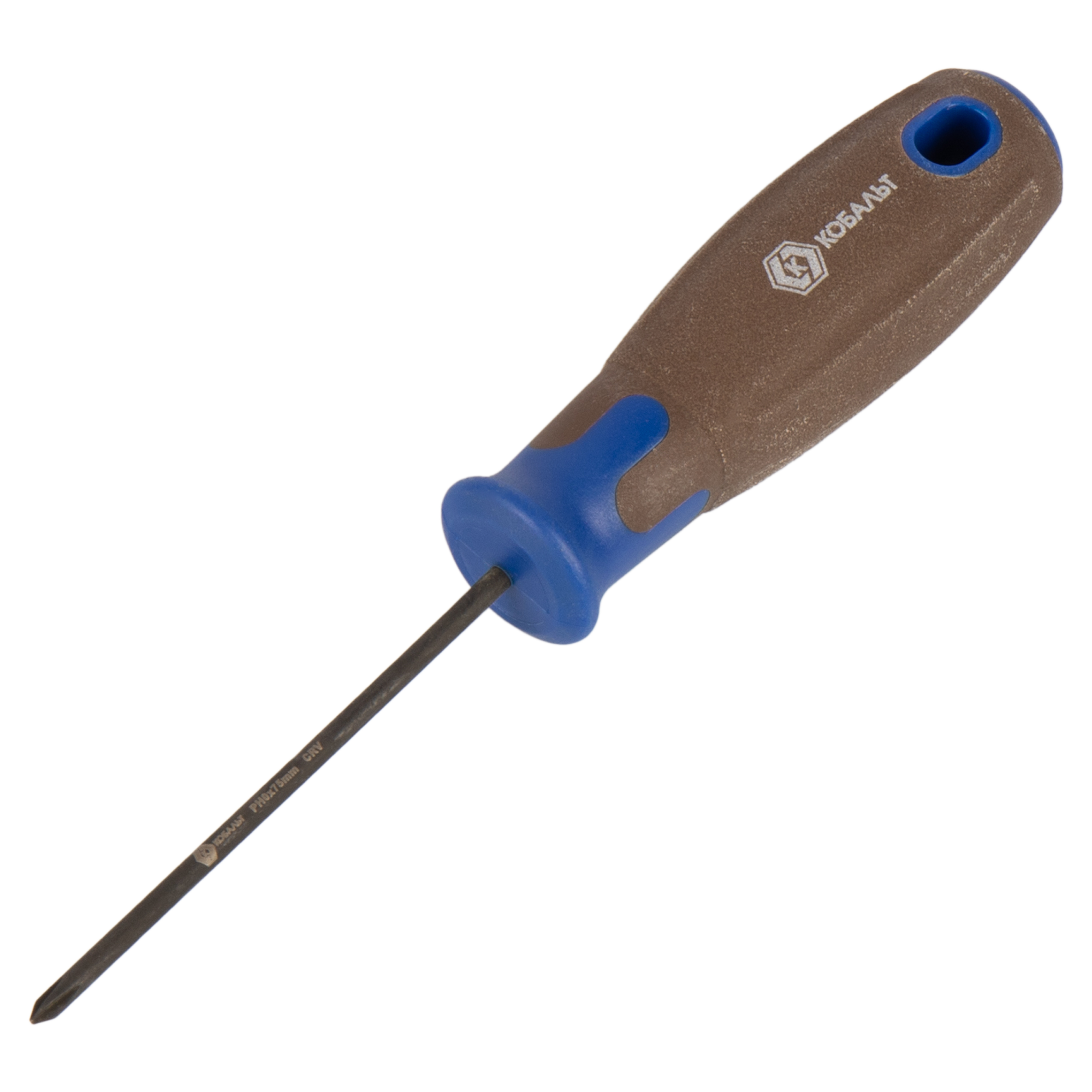 Изображение товара Отвертка крестовая Кобальт 912-069 PH0x75 мм для надежного ремонта