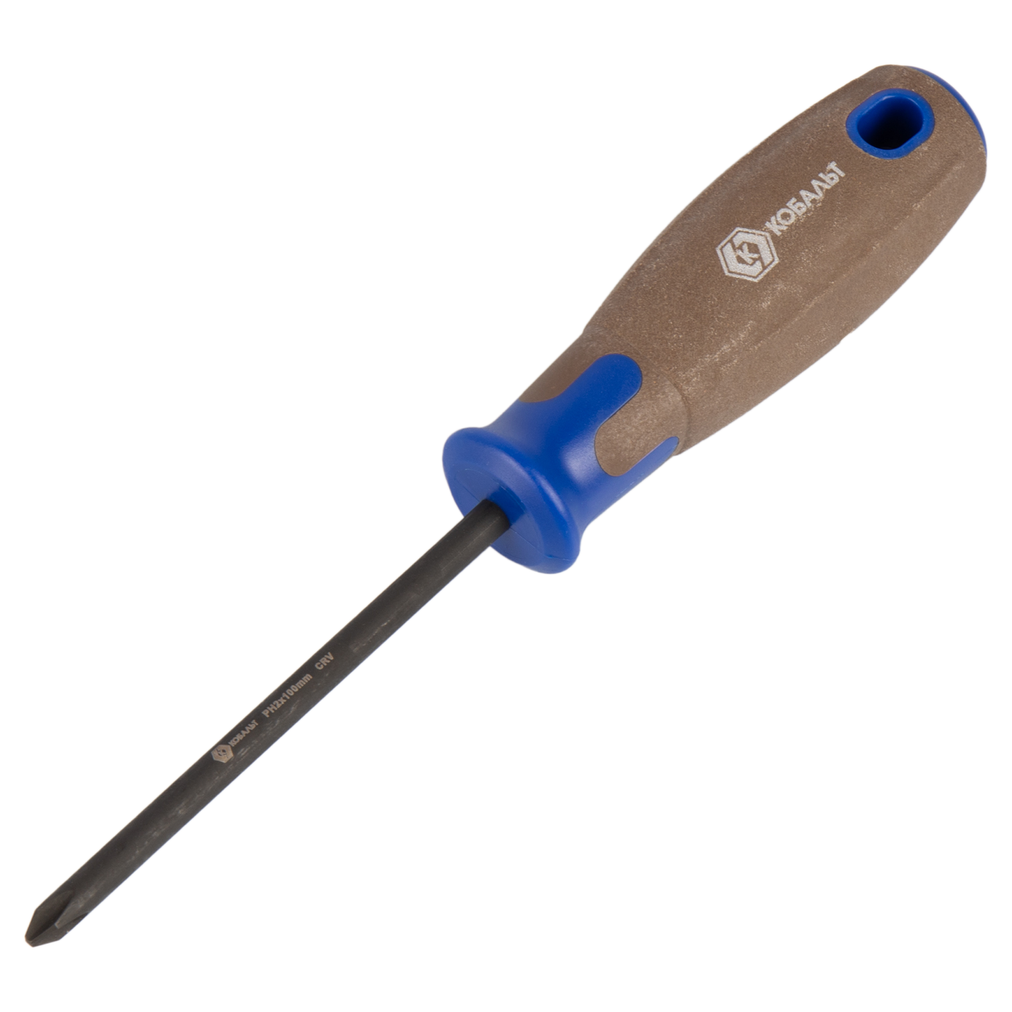 Изображение товара Отвертка крестовая Кобальт 912-106 PH2x100 мм профессиональный инструмент