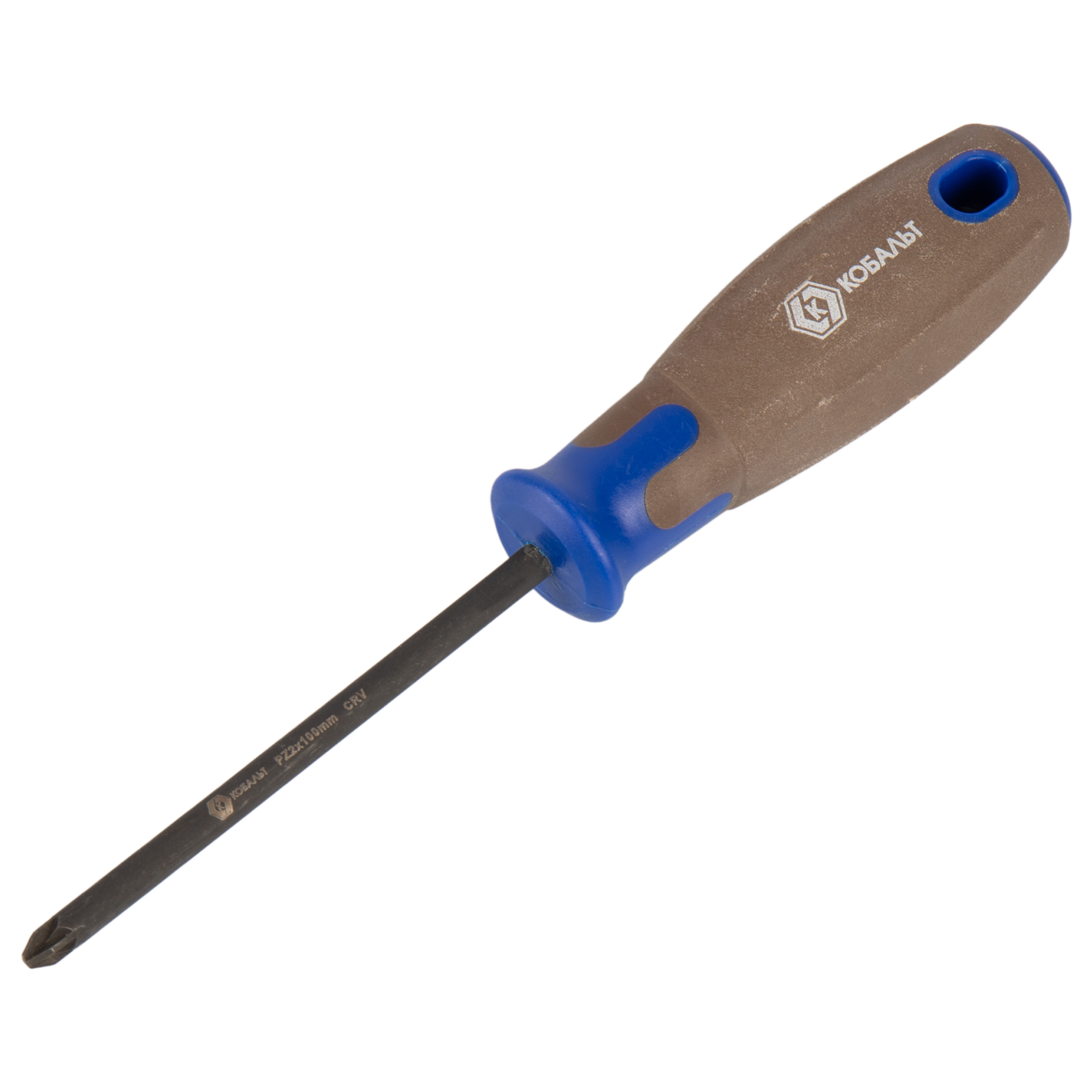 Изображение товара Отвертка крестовая Кобальт 912-151 PZ2x100 мм с магнитным наконечником