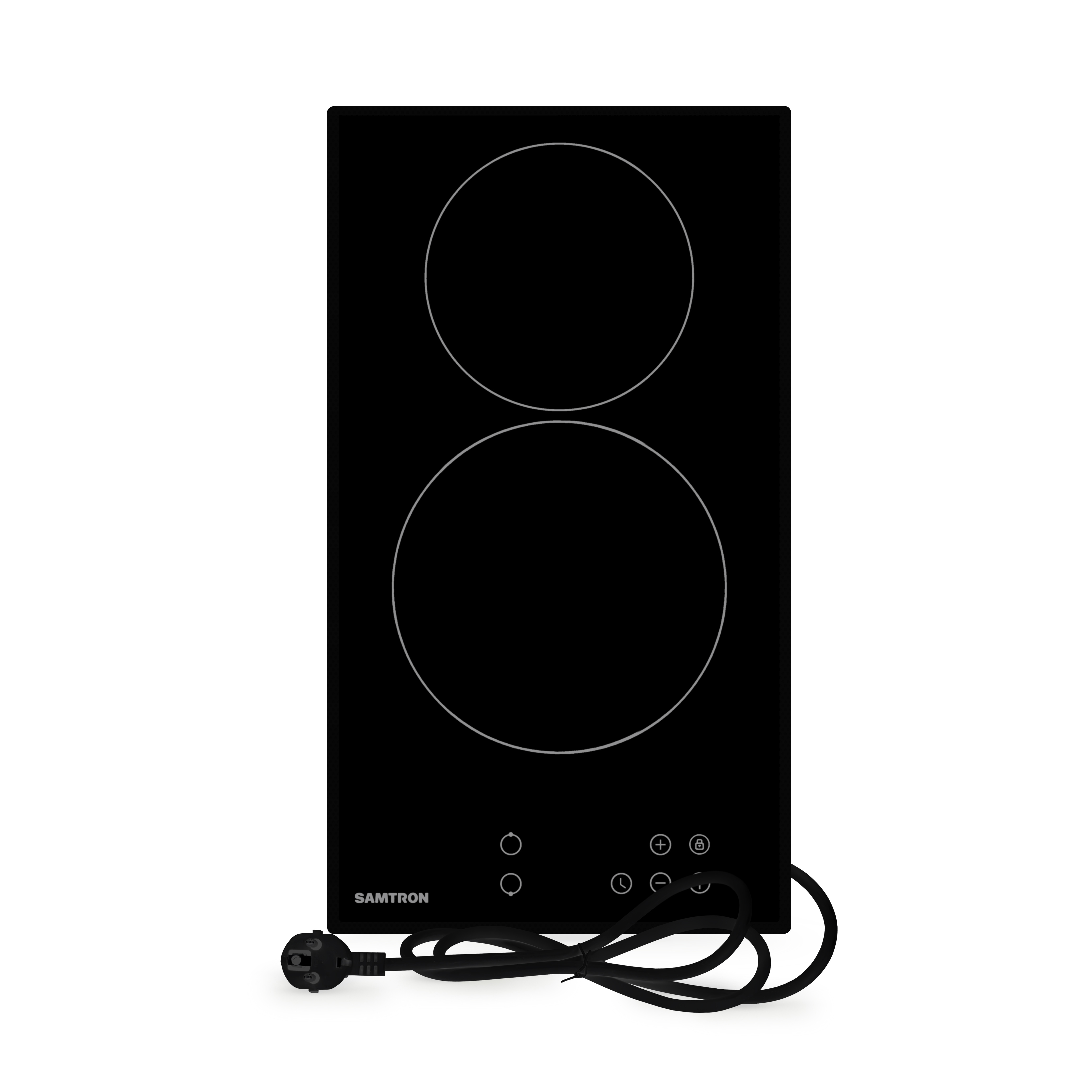 Изображение товара Электрическая варочная панель Samtron AC-320bg 29 см 4 конфорки цвет черный