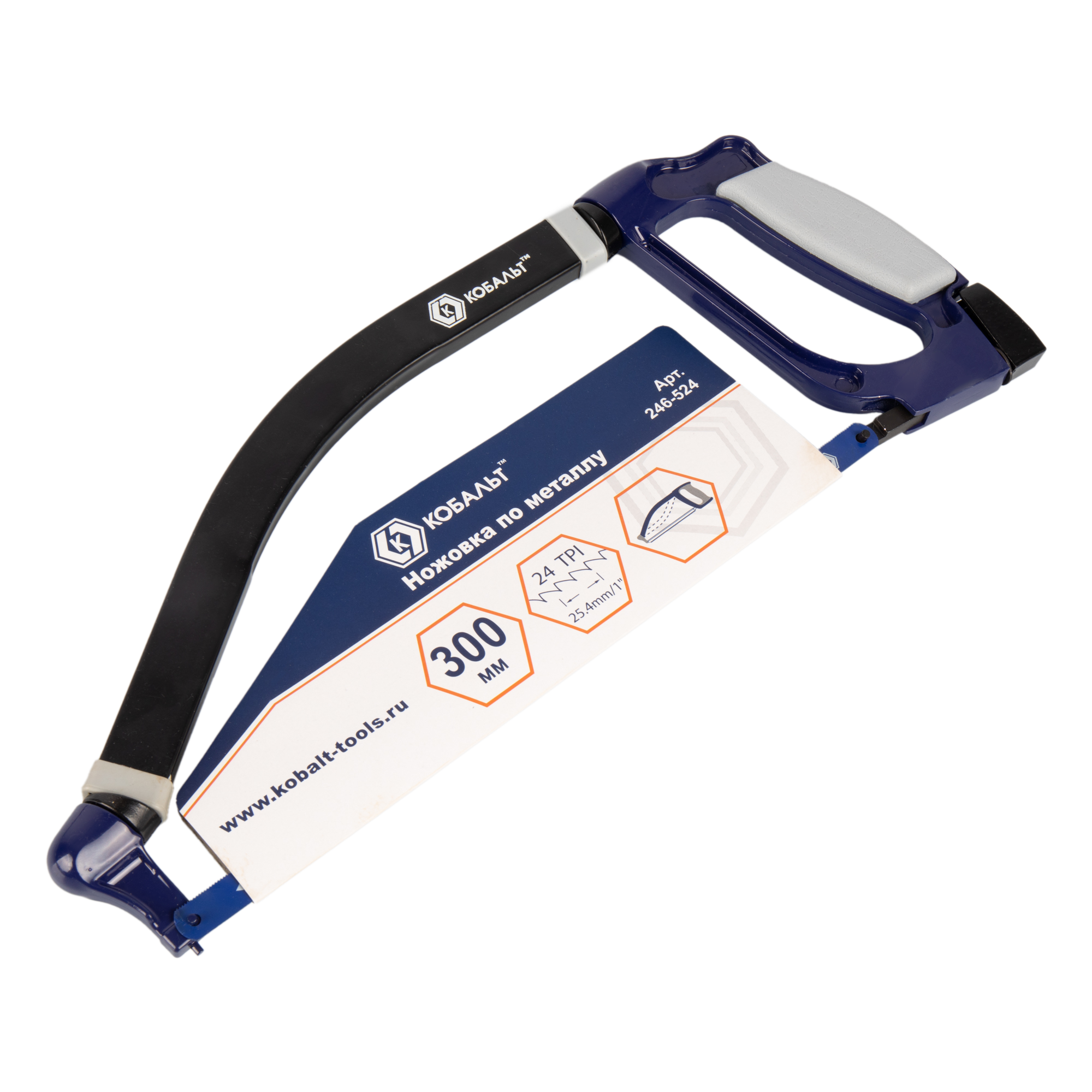 Изображение товара Ножовка по металлу Кобальт 246-524 300 мм для точной резки металлов