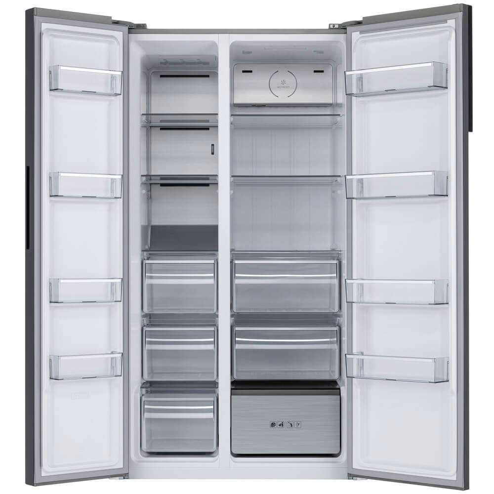 Изображение товара Холодильник VARD VRS177NI Side by Side 91x177 см серый с зоной свежести