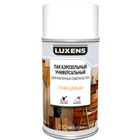 Изображение товара Лак аэрозольный алкидный Luxens глянцевый бесцветный 210 мл