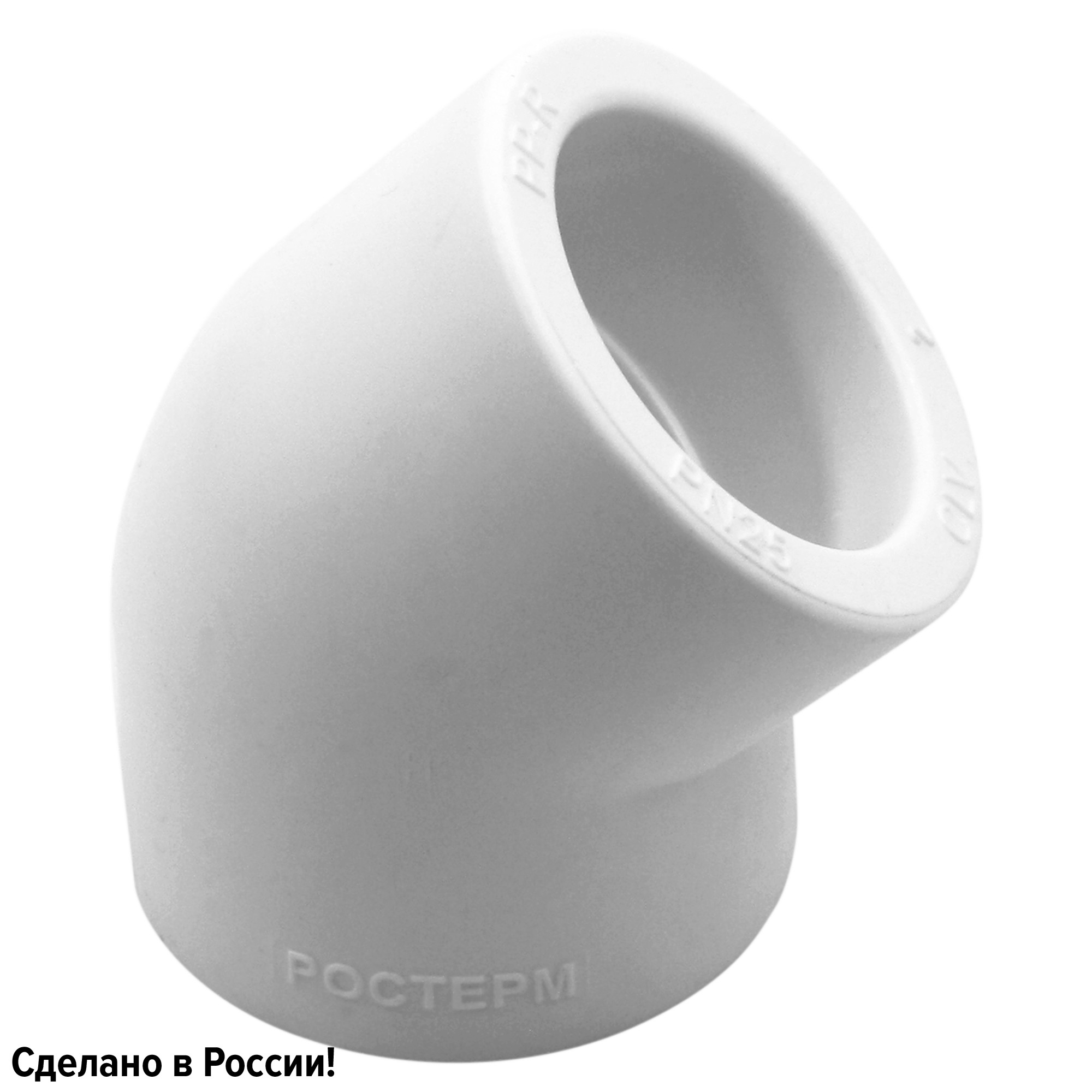 Изображение товара Угол 45° Ростерм 25x25 мм полипропилен