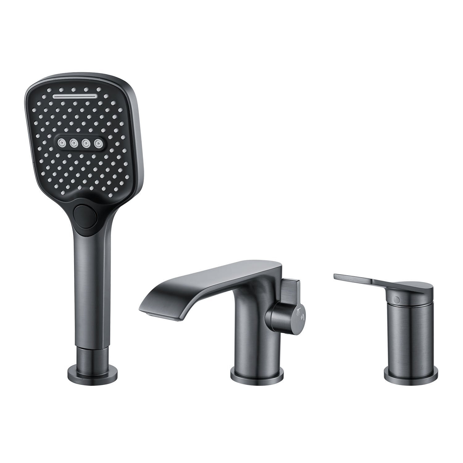 Изображение товара Смеситель для ванны Shevanik S4112T цвет полированная сталь