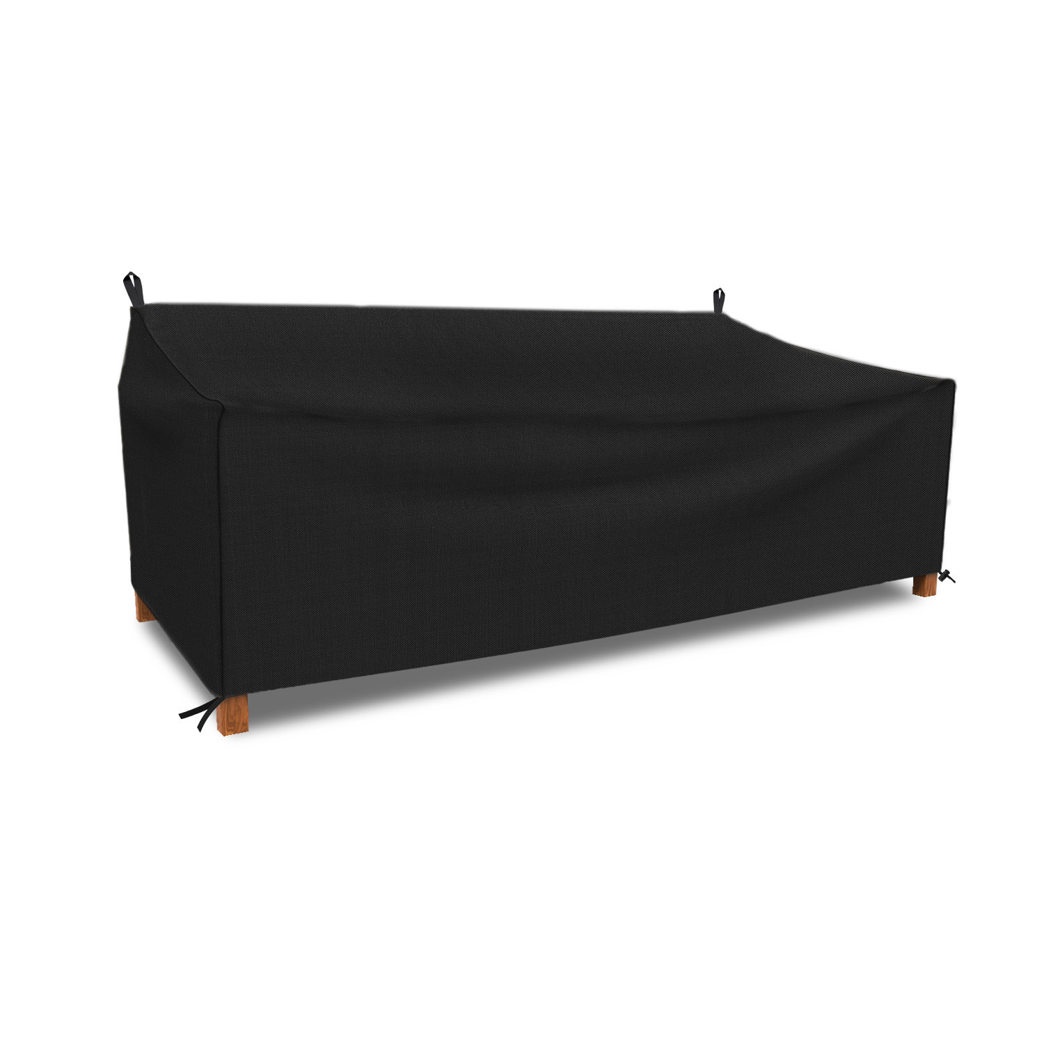 Изображение товара Чехол для дивана Tplus 1800x1000x800/550 мм оксфорд 210 черный защитный