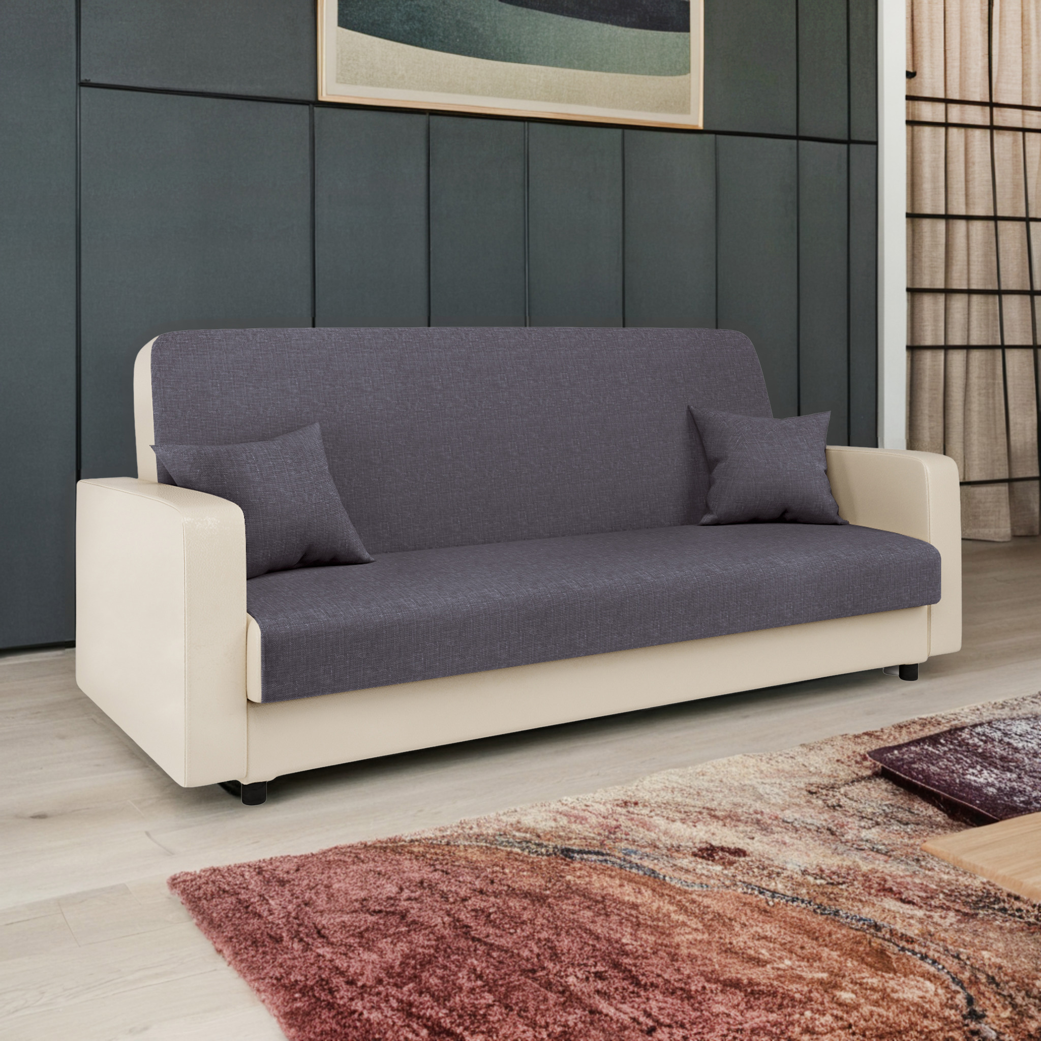 Изображение товара Диван Шарм-Дизайн Мелодия 215x90 см с механизмом "Книжка"