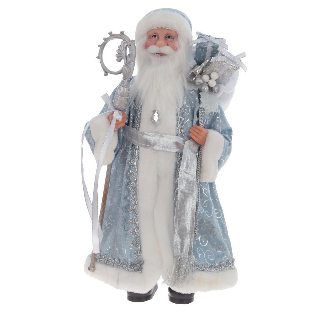 Изображение товара Новогодняя фигурка Дед Мороз 20x15x46 см голубой