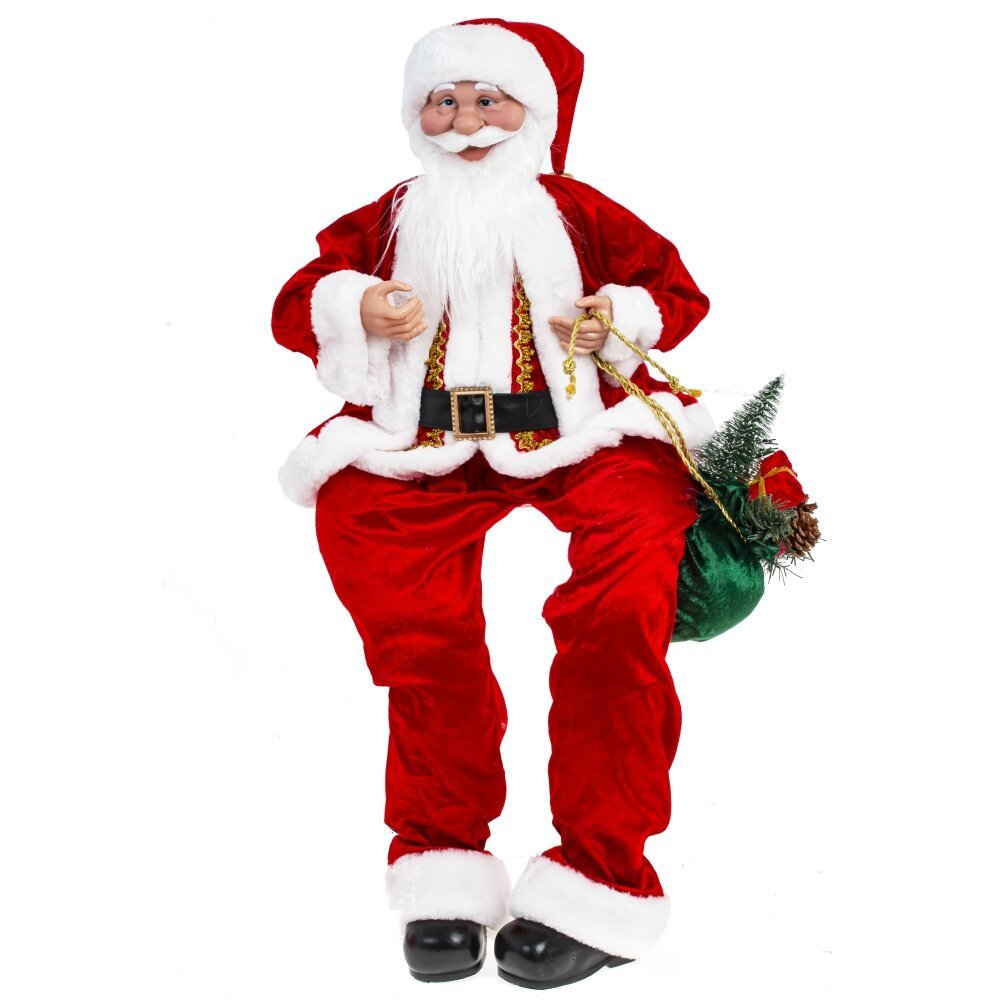 Изображение товара Новогодняя фигурка Дед Мороз 110 см красная праздничное украшение интерьера