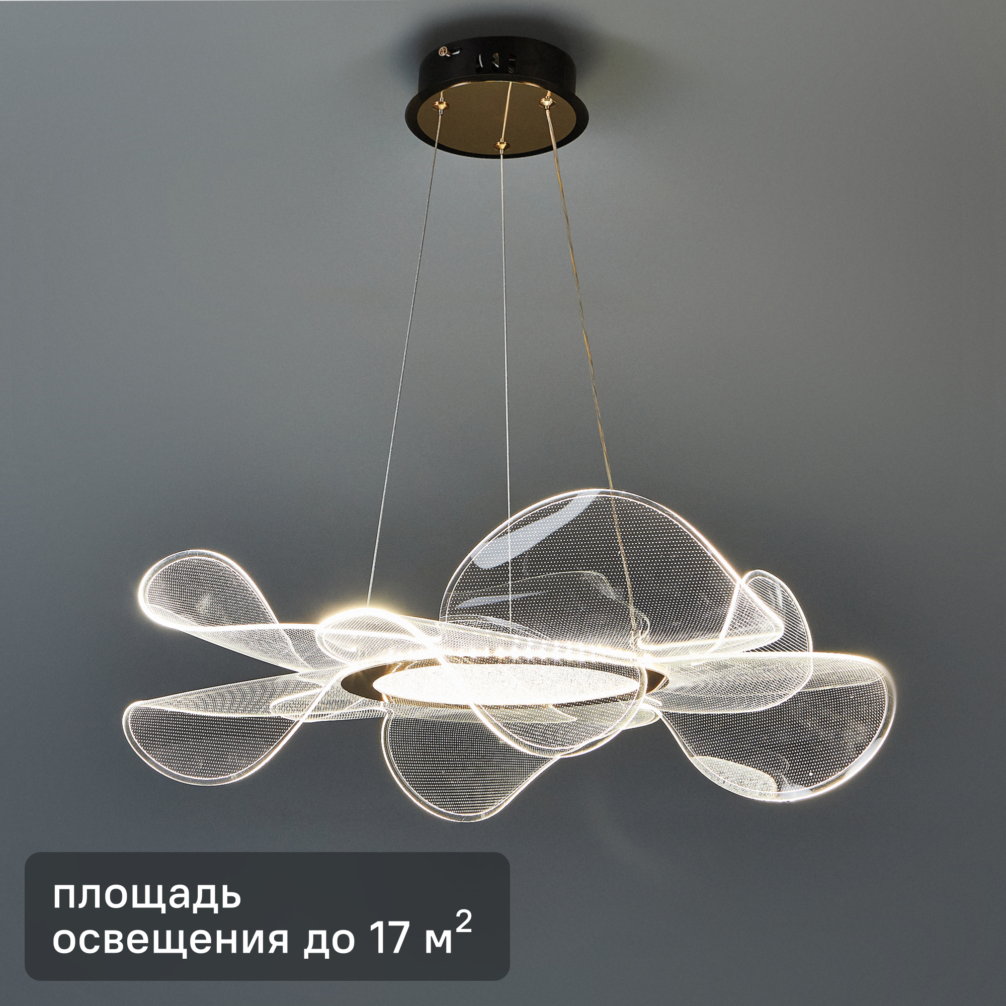 Изображение товара Люстра потолочная светодиодная ESCADA Конти 1 40 Вт