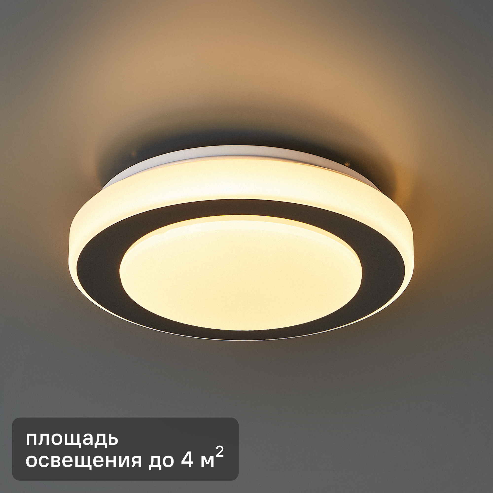 Изображение товара Светильник настенно-потолочный светодиодный Carpi для ванной комнаты