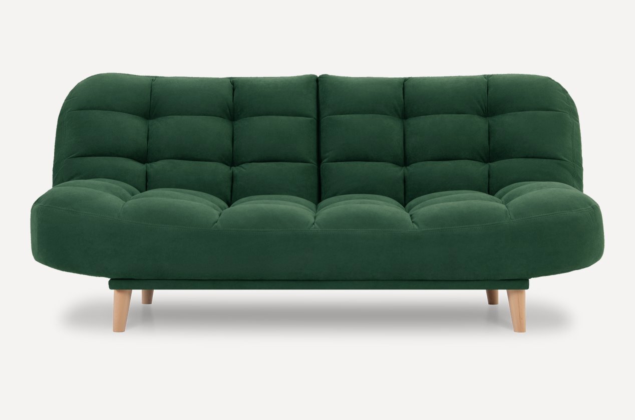 Изображение товара Диван раскладной Divan.ru Бонс-Т Emerald 100x90x56 см велюр цвет зелёный Изображение товара Диван раскладной Divan.ru Бонс-Т Emerald 100x90x56 см велюр цвет зелёный