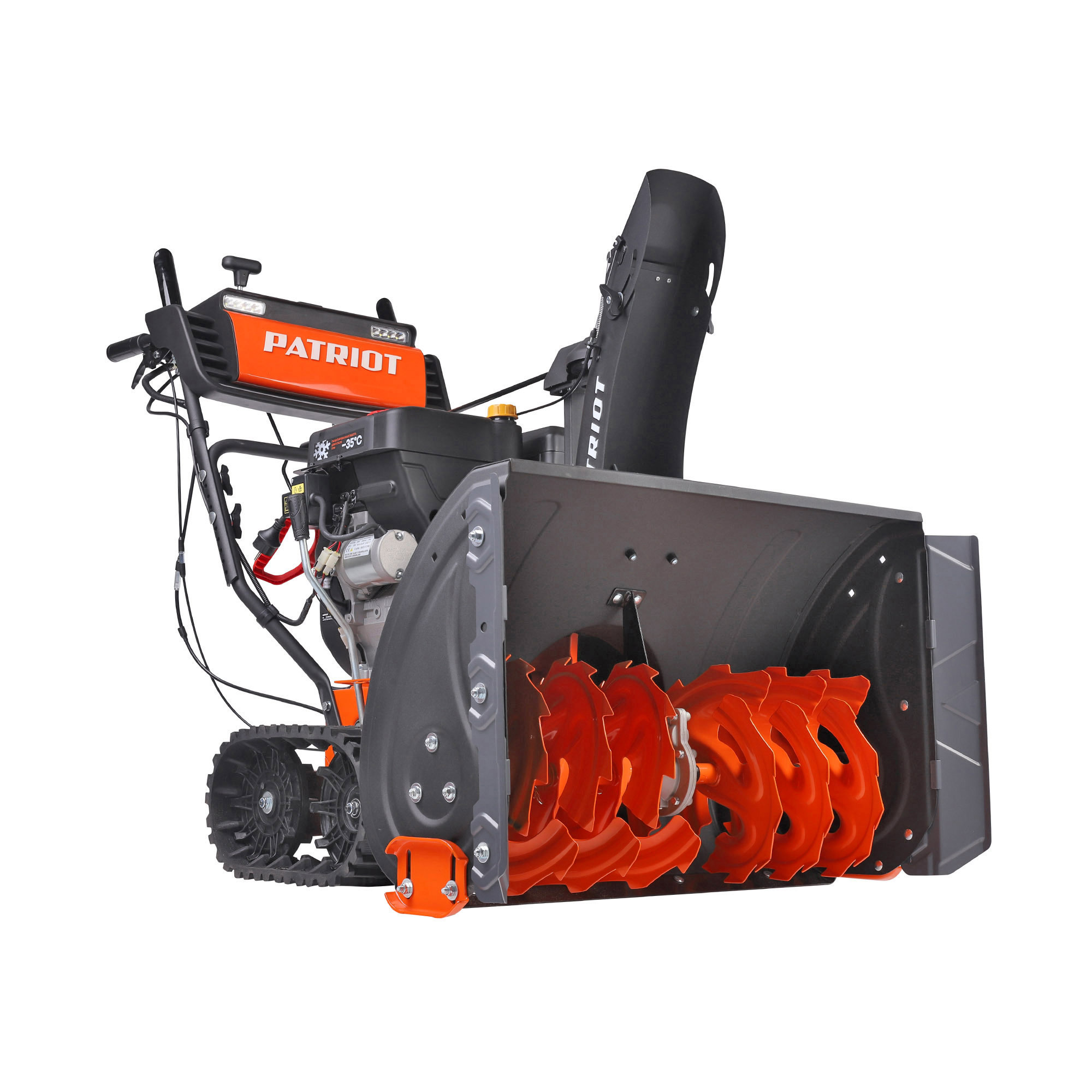 Изображение товара Мощный бензиновый снегоуборщик Patriot 130 ET 86 см 13 л.с. с гусеничным ходом