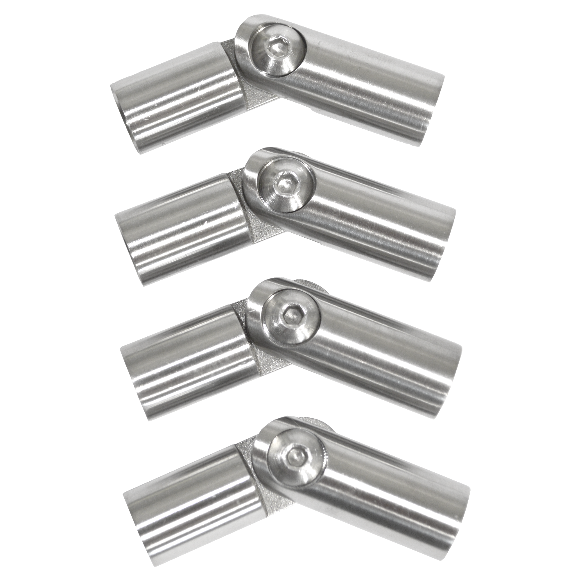 Соединитель ригелей MONLID регулируемый нержавеющая сталь (4 шт.)