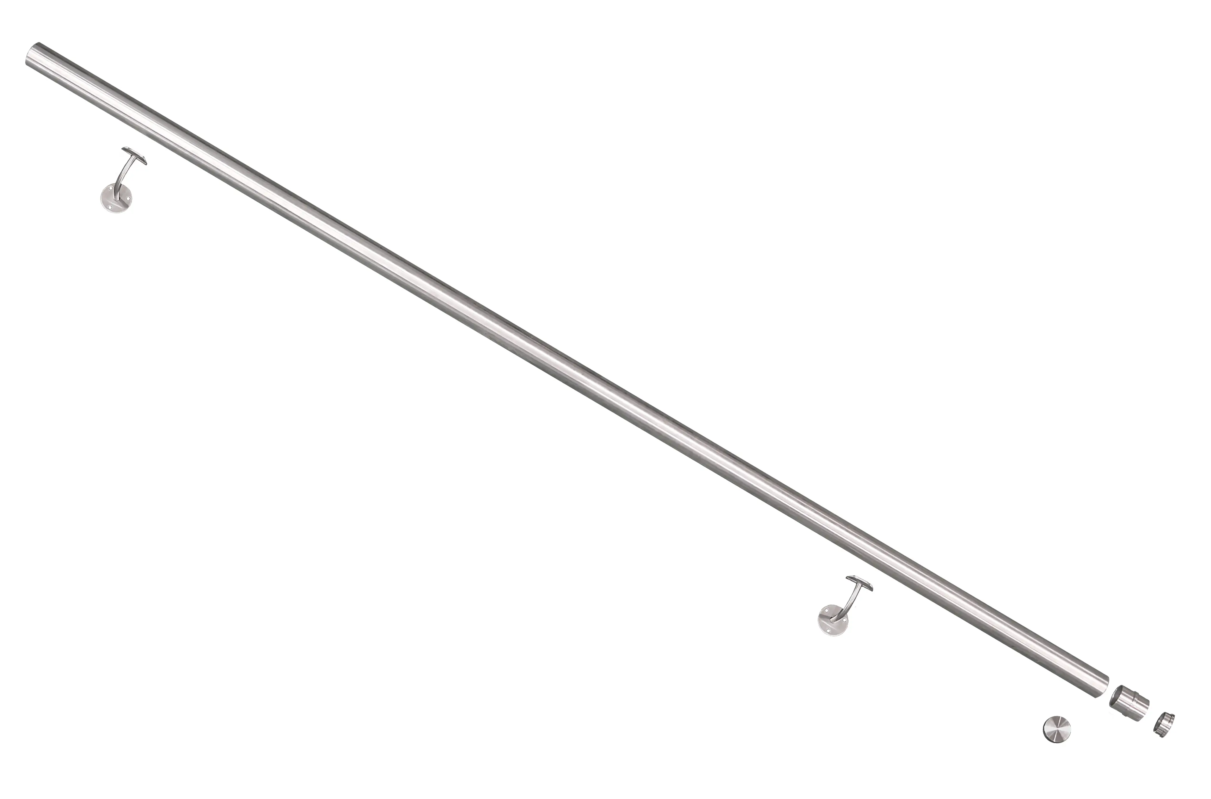 Поручень MONLID с креплением нержавеющая сталь 2 м