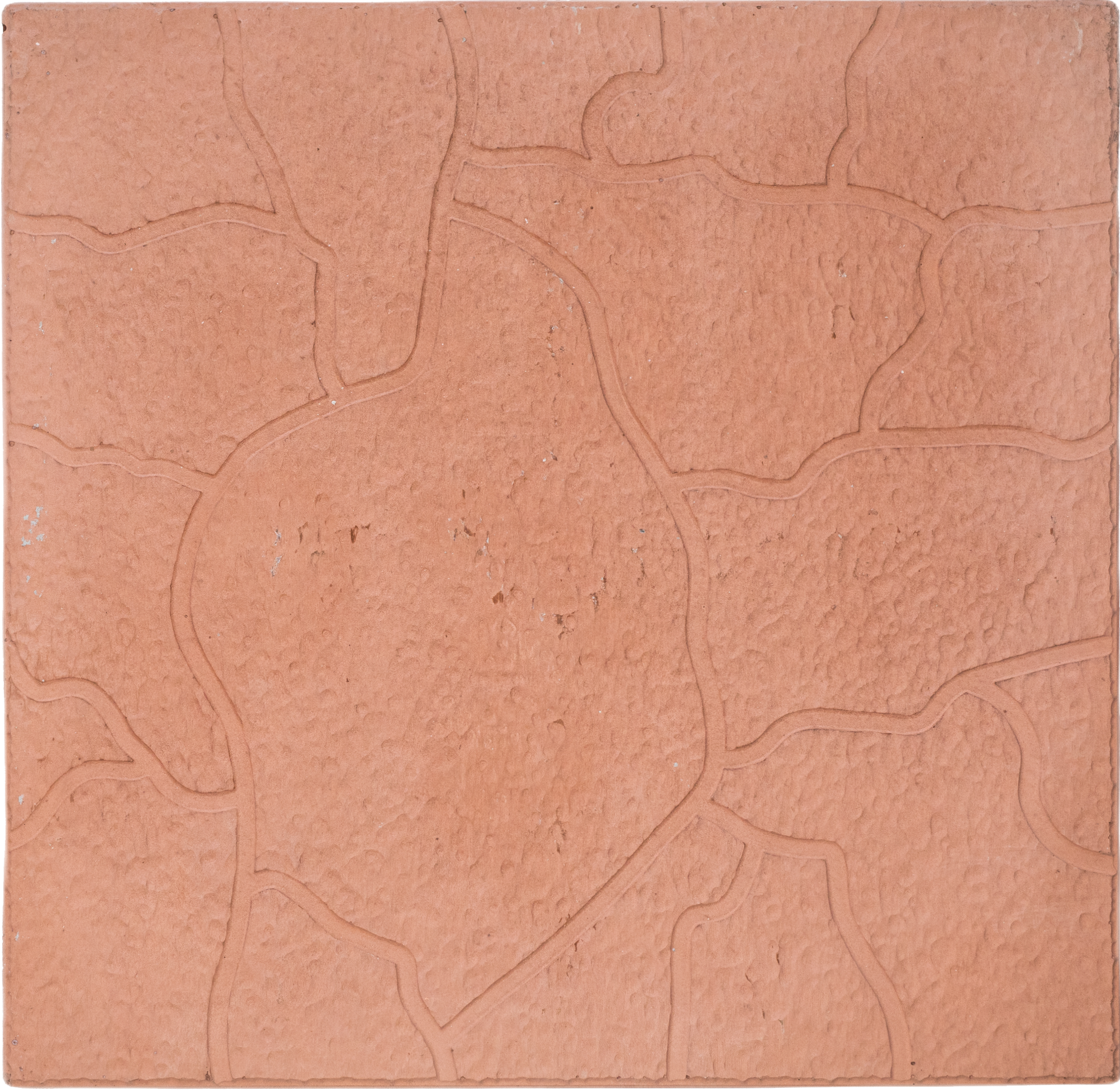 Плитка тротуарная «Тучка» 300x300x30 мм цвет красный