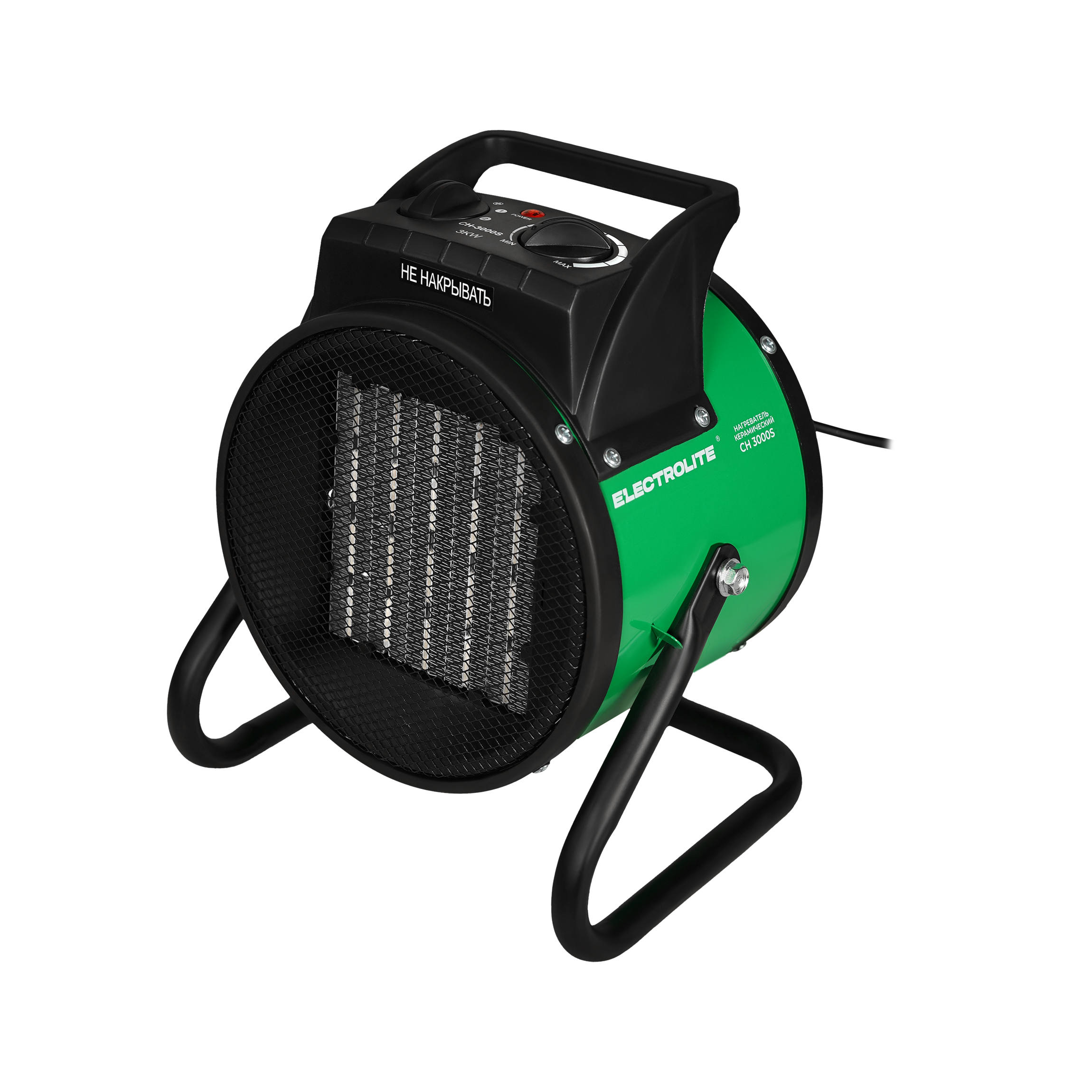Изображение товара Электрическая тепловая пушка ELECTROLITE CH-3000S 3000 Вт для обогрева помещений