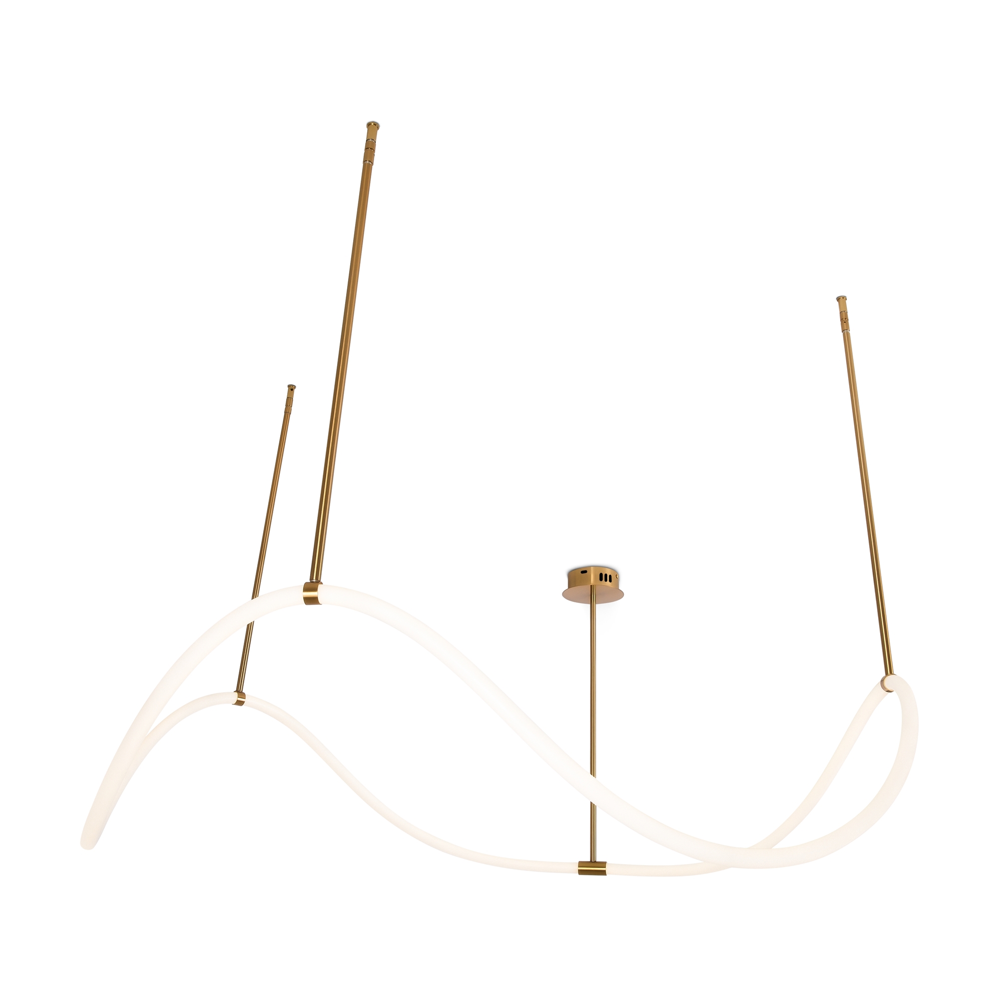 Изображение товара Подвесной светильник Freya Fancy FR6059PL-L88BS LED 66W латунь белый дизайн