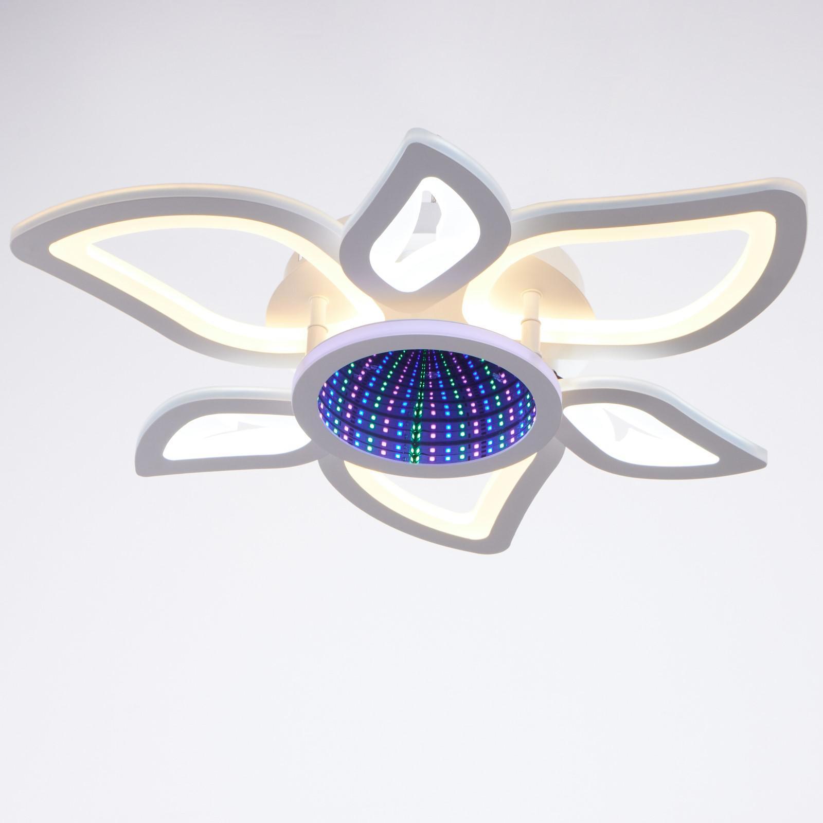 Изображение товара Люстра потолочная светодиодная Bayerlux 5169342 с пультом управления 24 м² регулируемый белый свет цвет белый