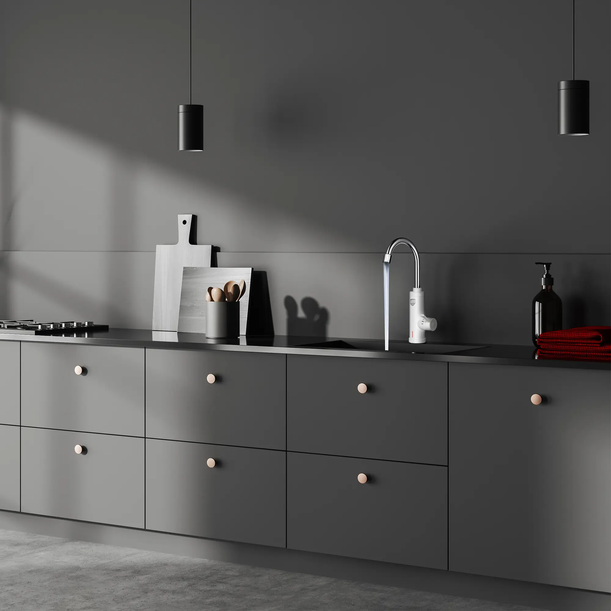 Проточный водонагреватель электрический Royal Thermo EasyFit 3.3 кВт белый с краном - 12