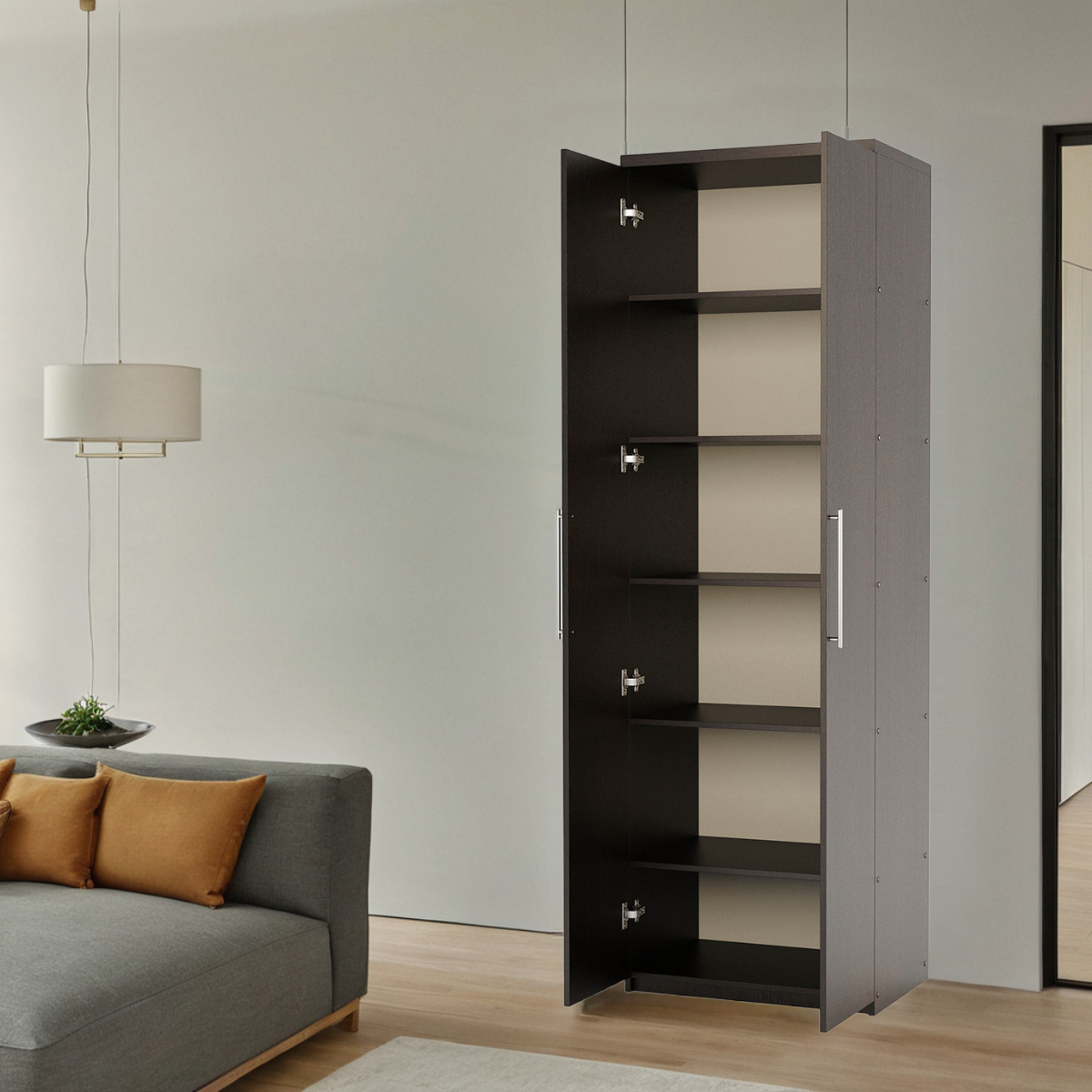 Изображение товара Шкаф распашной Шарм-Дизайн Мелодия МП-21 90x45 Венге