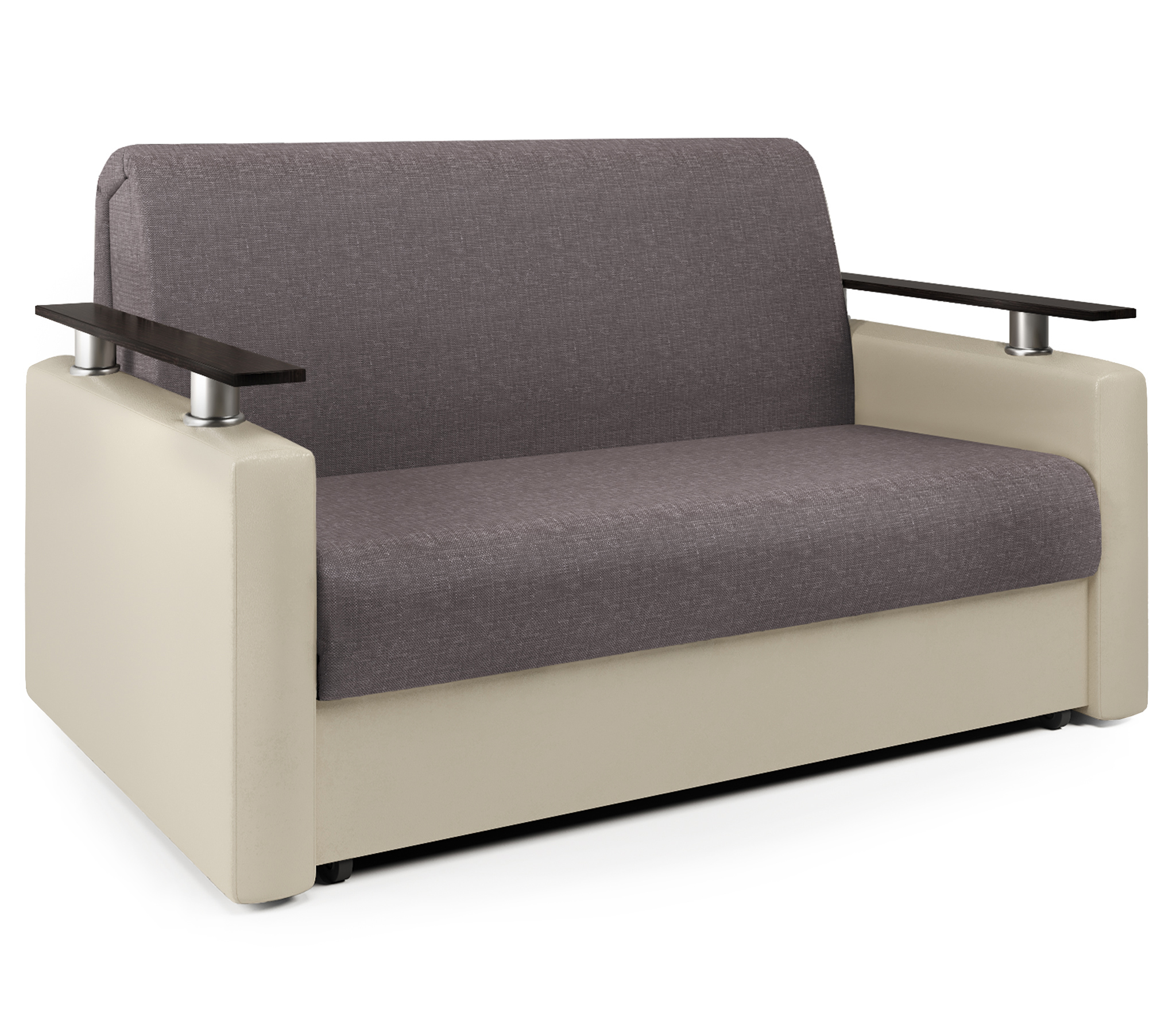 Изображение товара Диван Шарм-Дизайн Шарм 120 140x95x110 см рогожка цвет коричневый 33070329