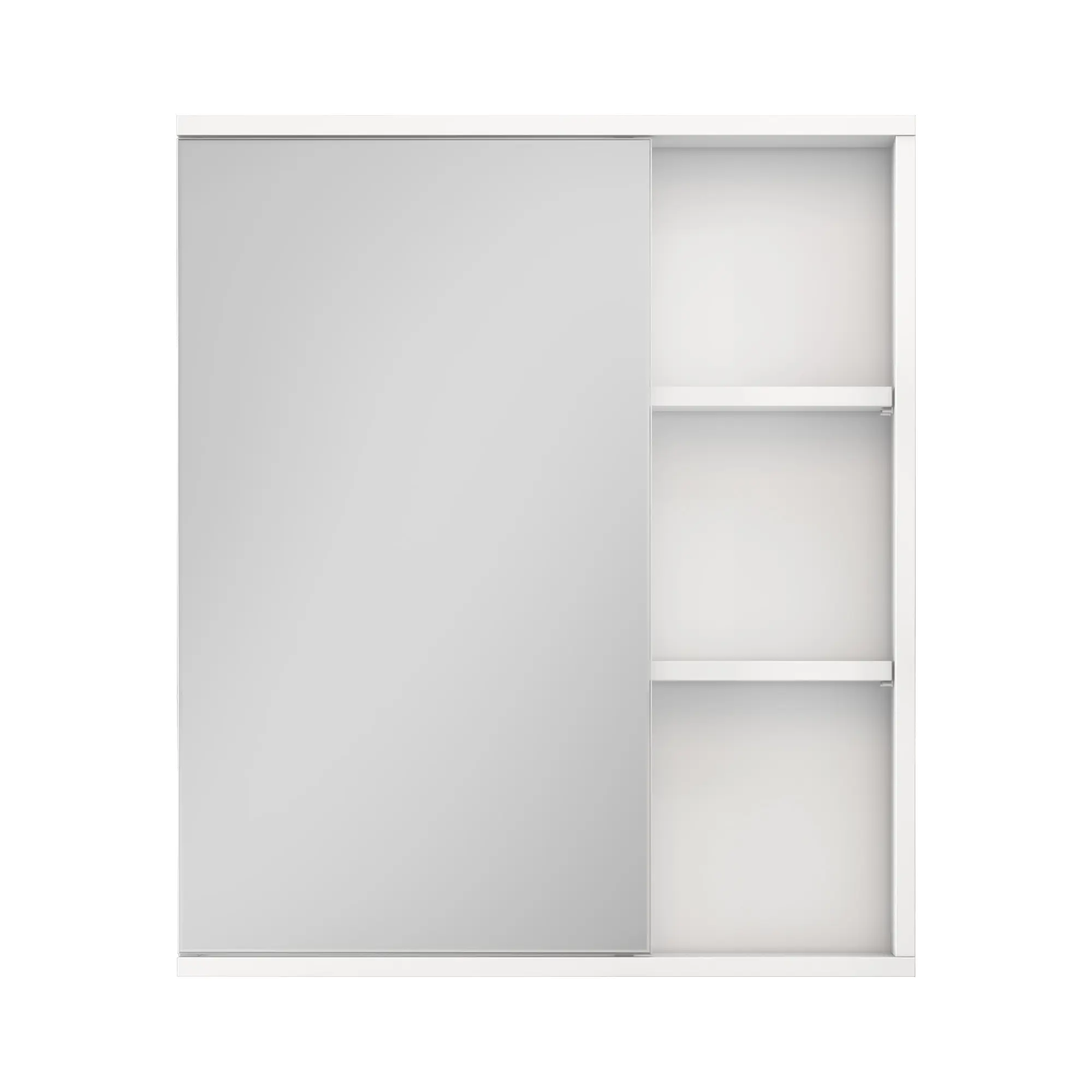 Шкаф зеркальный Vigo Milk 60 Matteo 60 60x15.6x70 см - 3