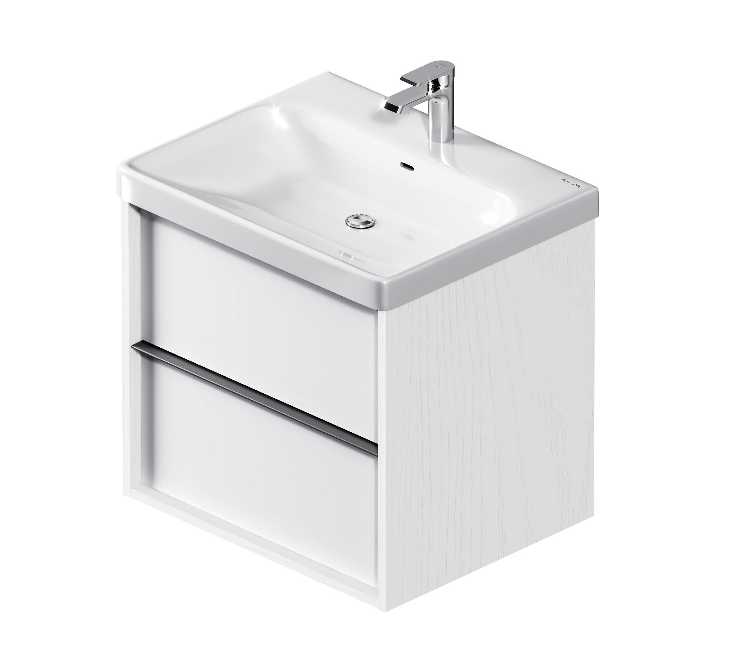 Изображение товара Тумба под раковину AM.PM Stern M7LFHX0602WM 59.4 см 2 ящика