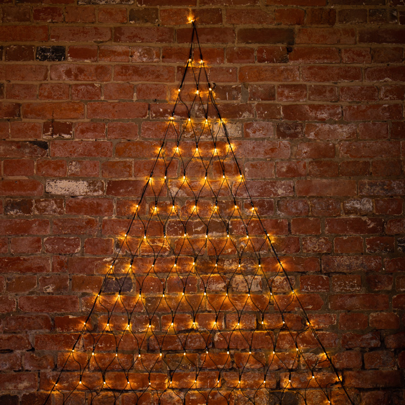 Изображение товара Электрогирлянда Neon-night 215-006 треугольная 2м 136 LED теплый белый 8 режимов