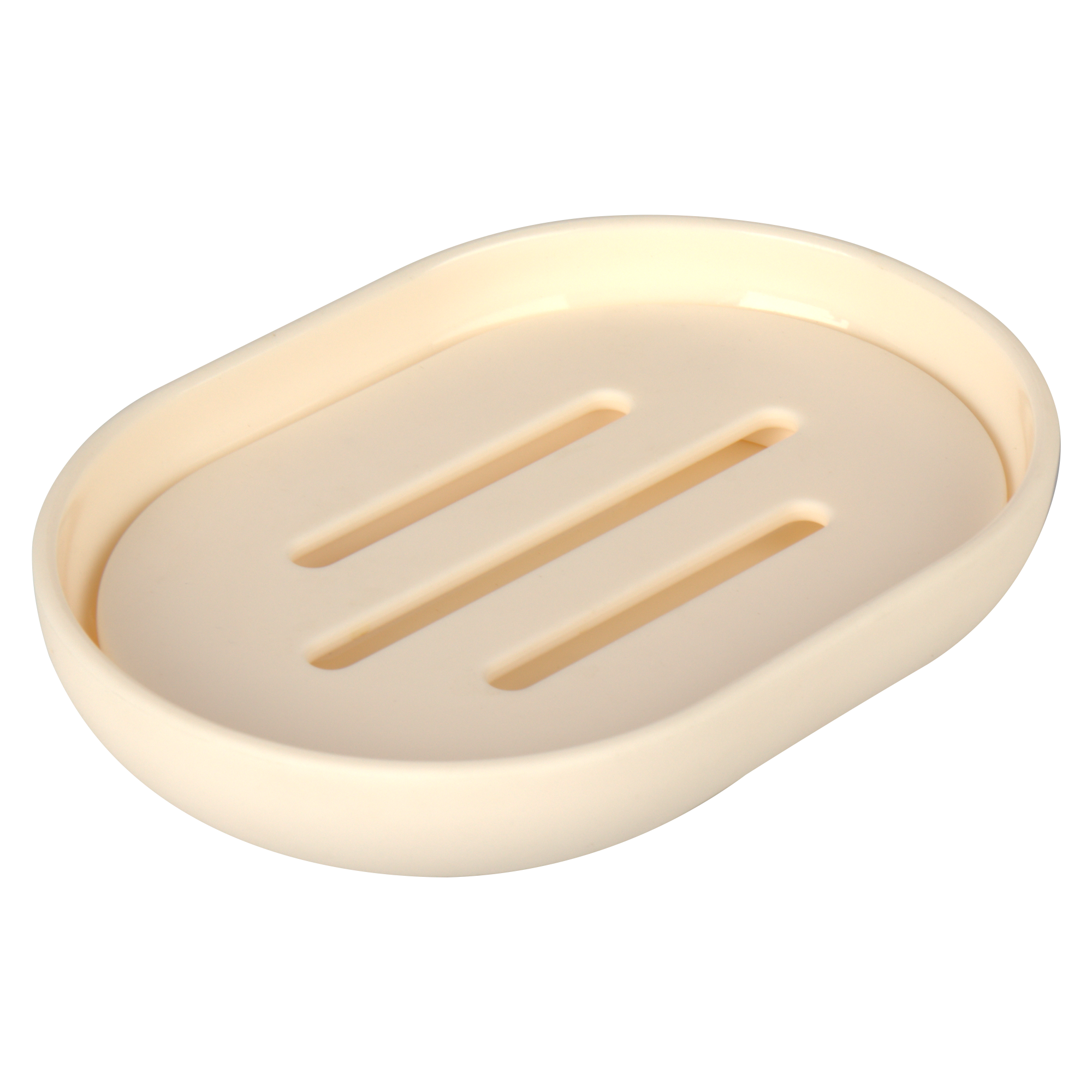 Изображение товара Мыльница Swensa Swanny Cream SWP-8024CRM-04 пластиковая овальная экрю