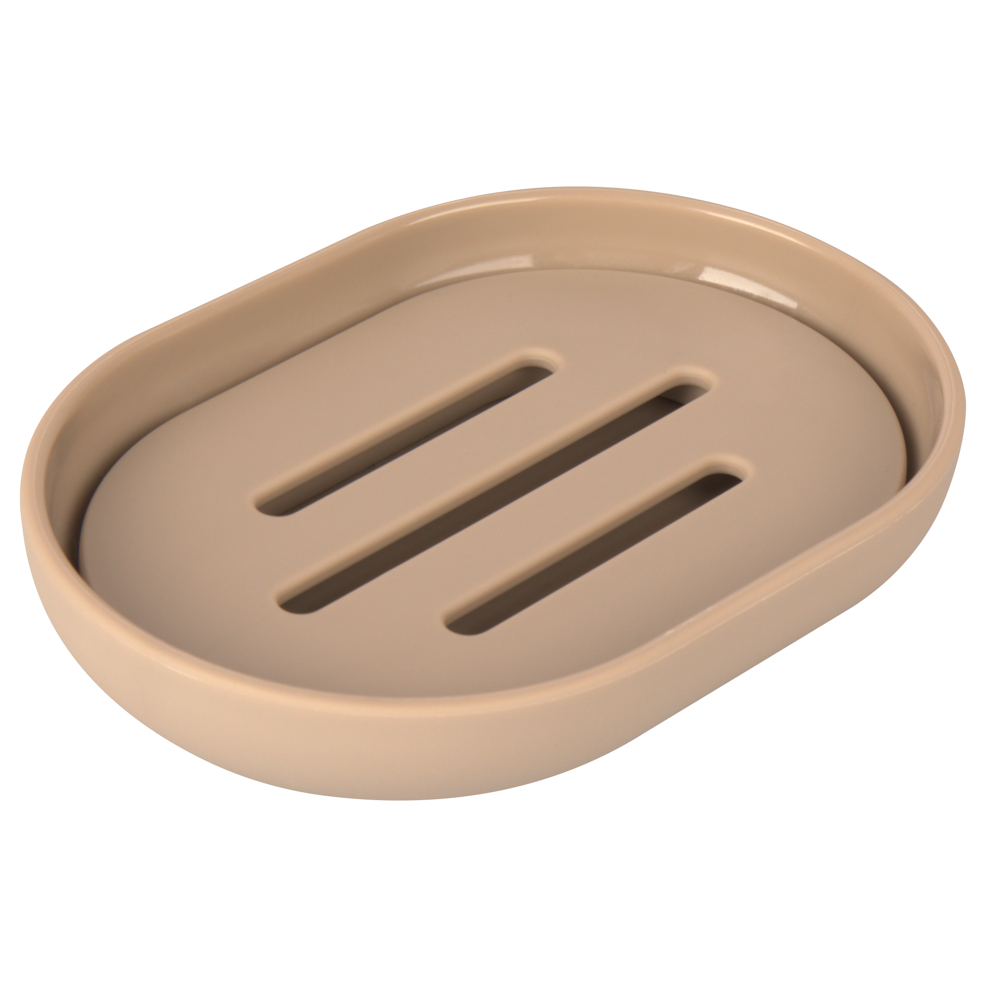 Изображение товара Мыльница Swensa Swanny Moon4 SWP-8024BG-04 пластик цвет серо-бежевый