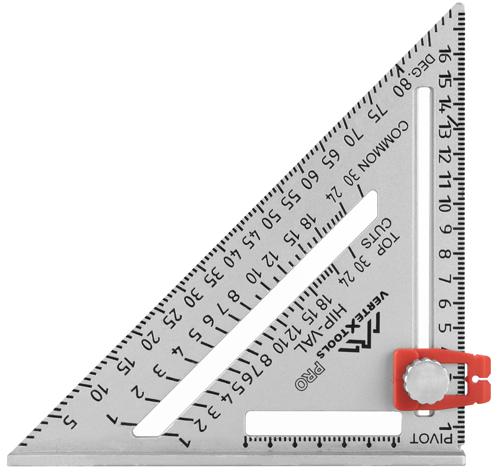 Изображение товара Угольник многофункциональный 5в1 Vertextools 3046-3, 180 мм