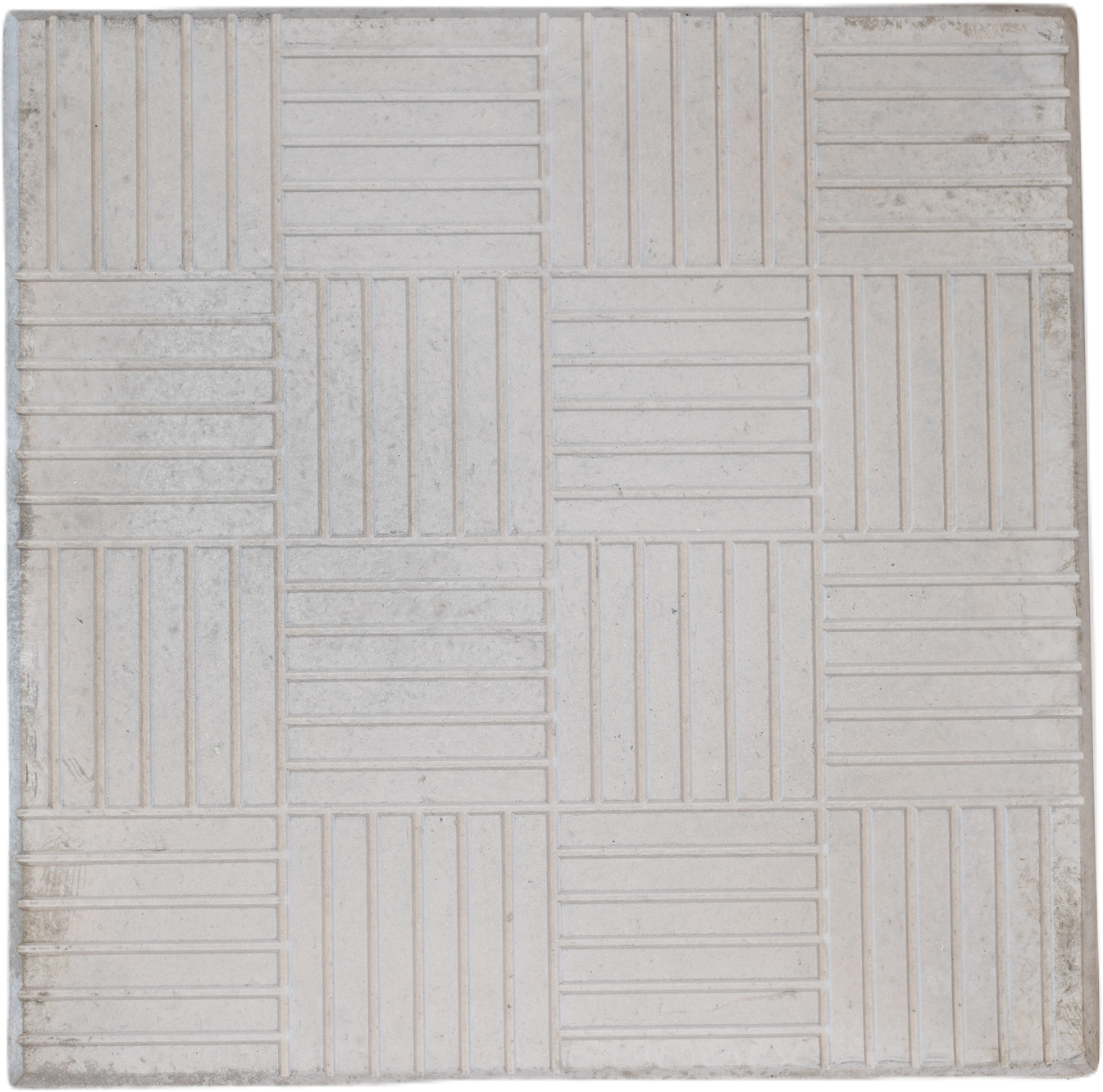 Плитка тротуарная «Паркет» 300x300x30 мм цвет серый