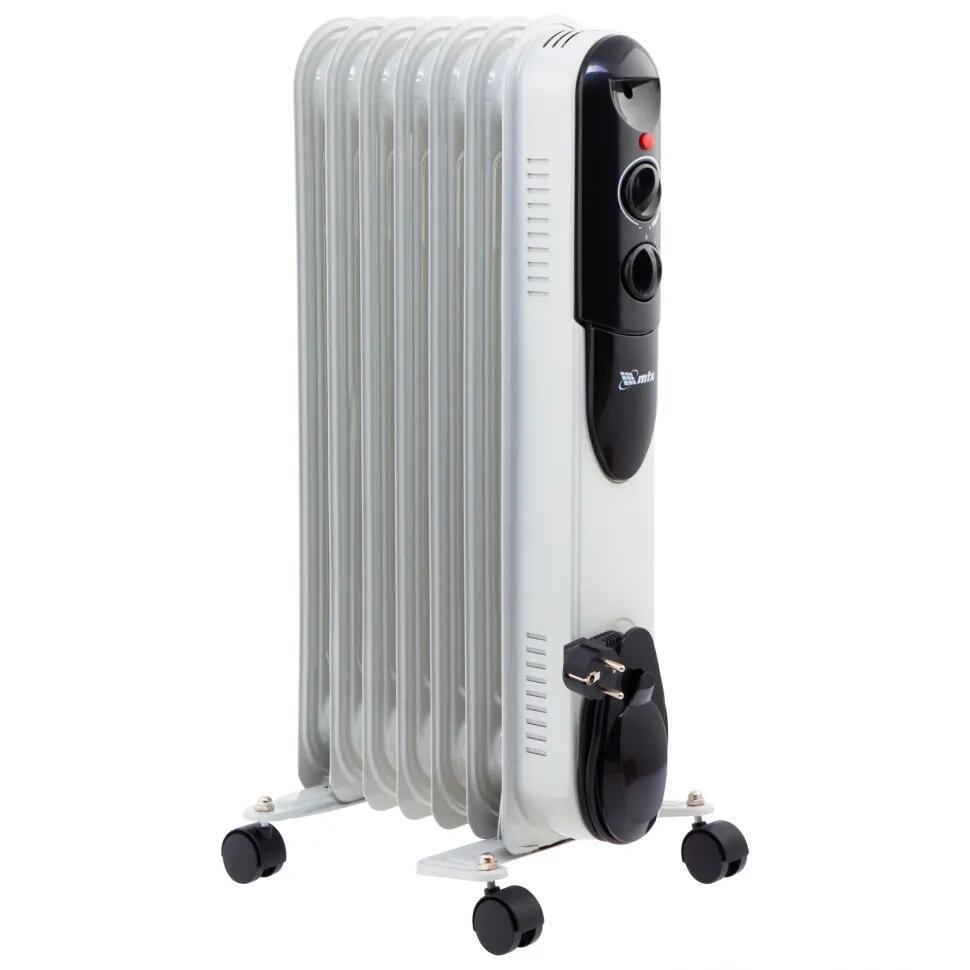 Изображение товара Масляный обогреватель MTX OCH-1500 1500 Вт 7 секций серый для помещений до 15 м²