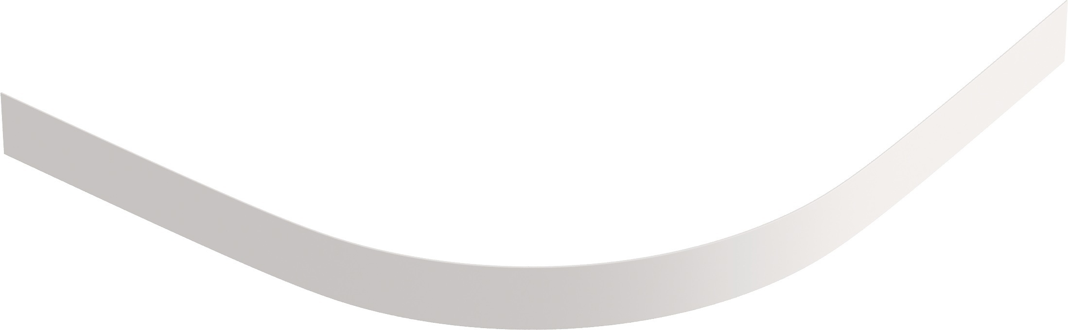 Изображение товара Экран для душевого поддона Marble 1/4 круга 80x80 см цвет белый