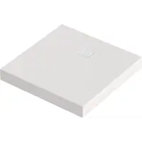 Изображение товара Квадратный душевой поддон Marble из литьевого мрамора 100х100 см белый