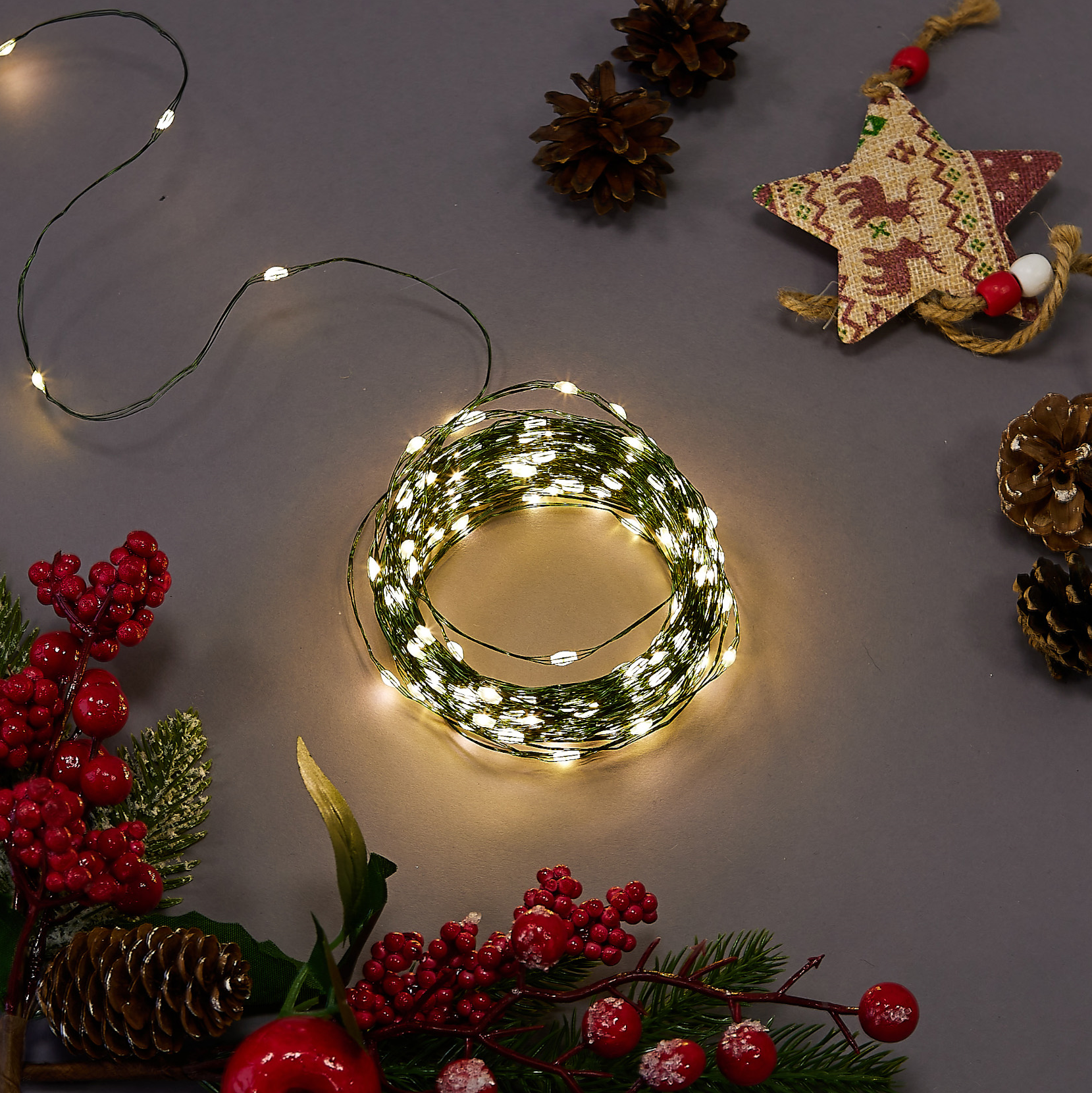 Изображение товара Гирлянда светодиодная роса UNIEL ULD-S3000-300/DGA 30м теплый белый свет 8 режимов