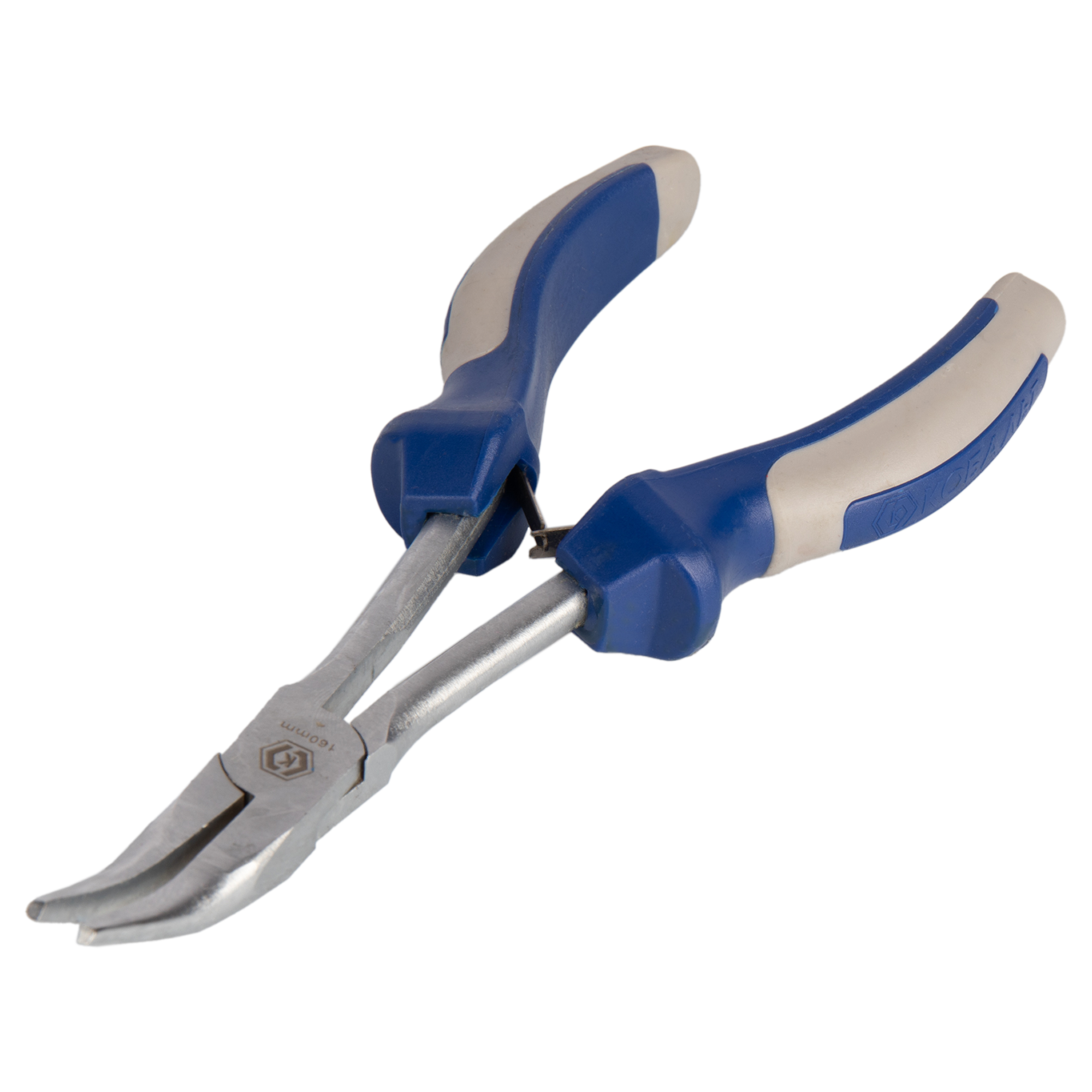 Изображение товара Длинногубцы изогнутые Кобальт 244-162 165 мм профессиональный инструмент