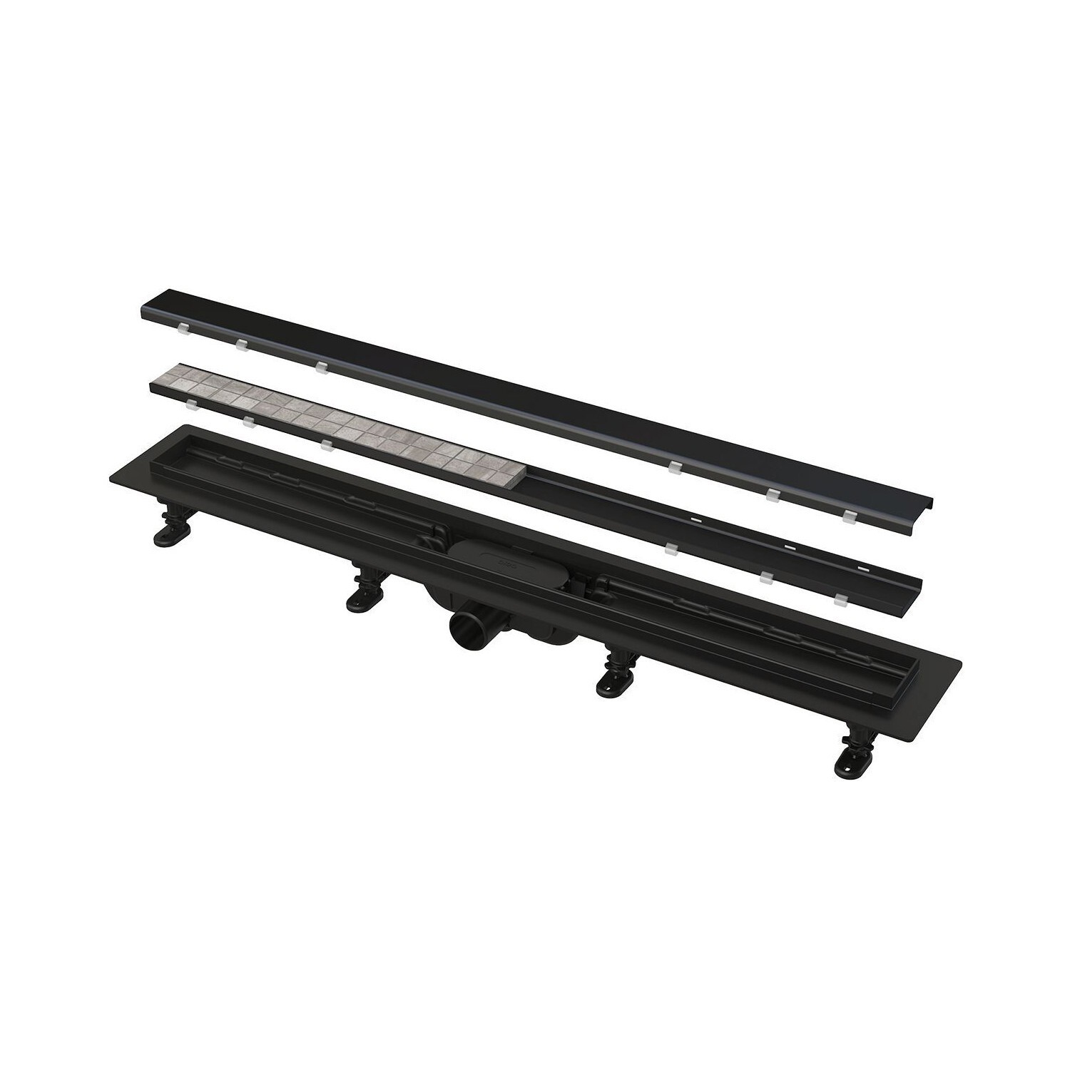 Изображение товара Душевой трап Alcaplast 00335159 комбинированный пластик, универсальный, 55 см