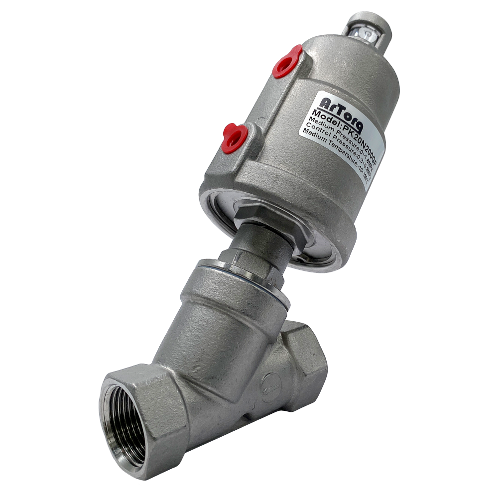 Изображение товара Пневмоклапан балансировочный угловой Artorq 3/4" нержавеющая сталь PK20N200GP