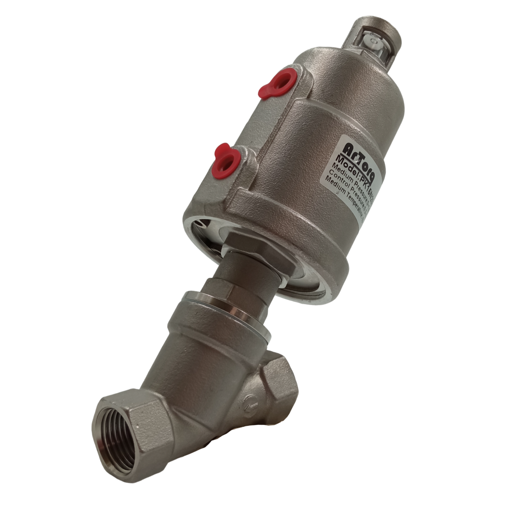 Изображение товара Пневмоклапан балансировочный угловой ARTORQ 1/2" из нержавеющей стали