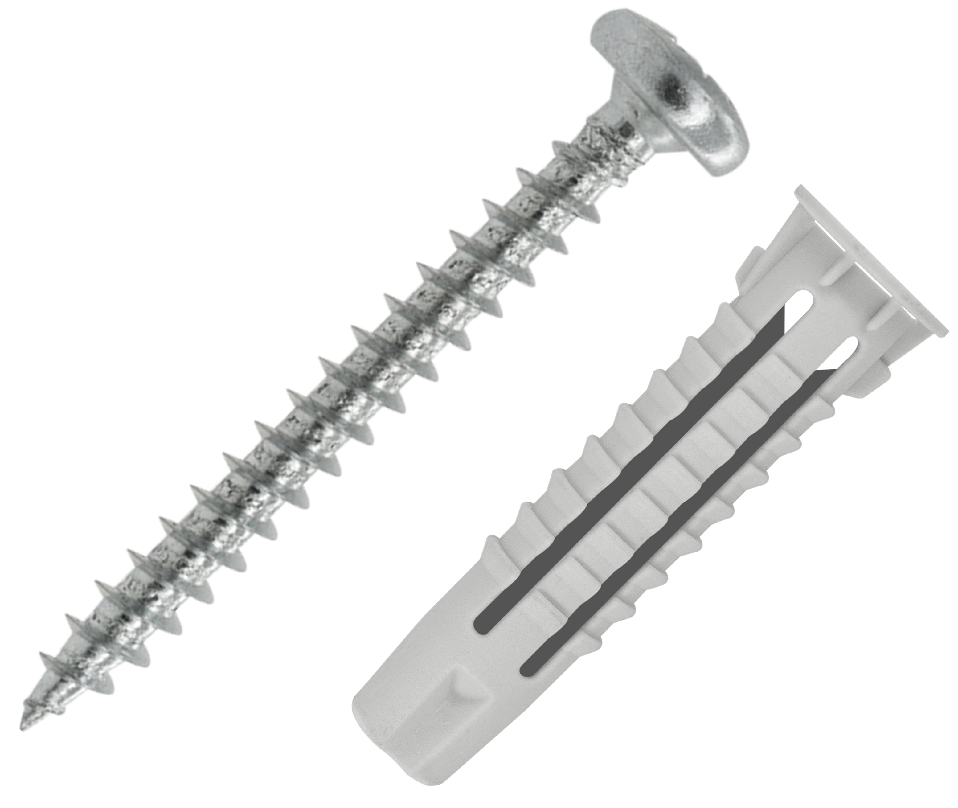 Изображение товара Дюбель универсальный 6x30 мм потайной нейлон 10 шт.