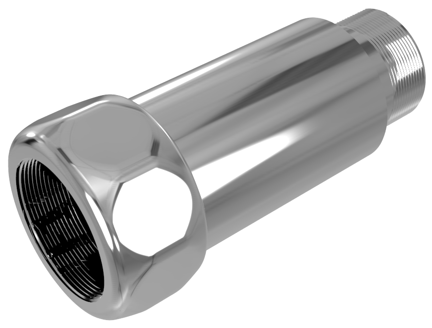 Соединитель прямой для полотенцесушителя Terminus Вармо 1"x3/4" латунь