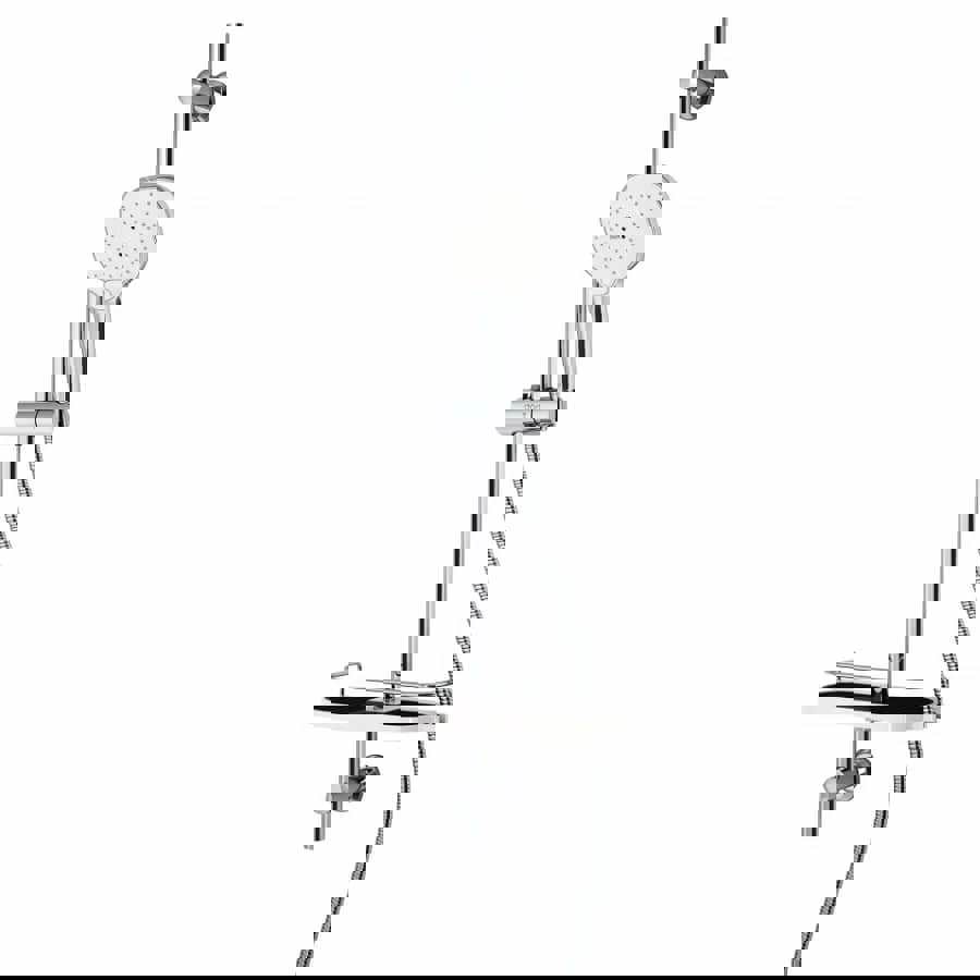 Изображение товара Душевой гарнитур Dorff Prime D0140000 3 режима лейки, стойка 60 см шланг 175 см