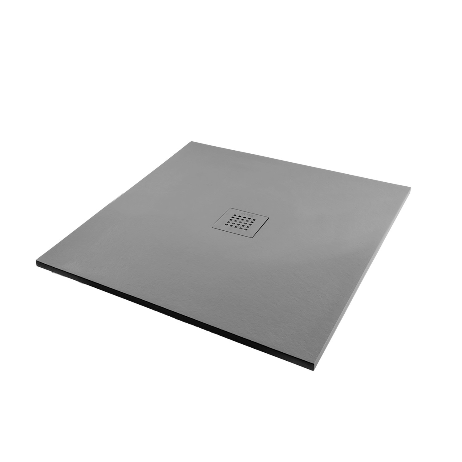 Изображение товара Душевой поддон Starohome Solid 80x80x2.4 см Grey Matt квадрат литьевой мрамор