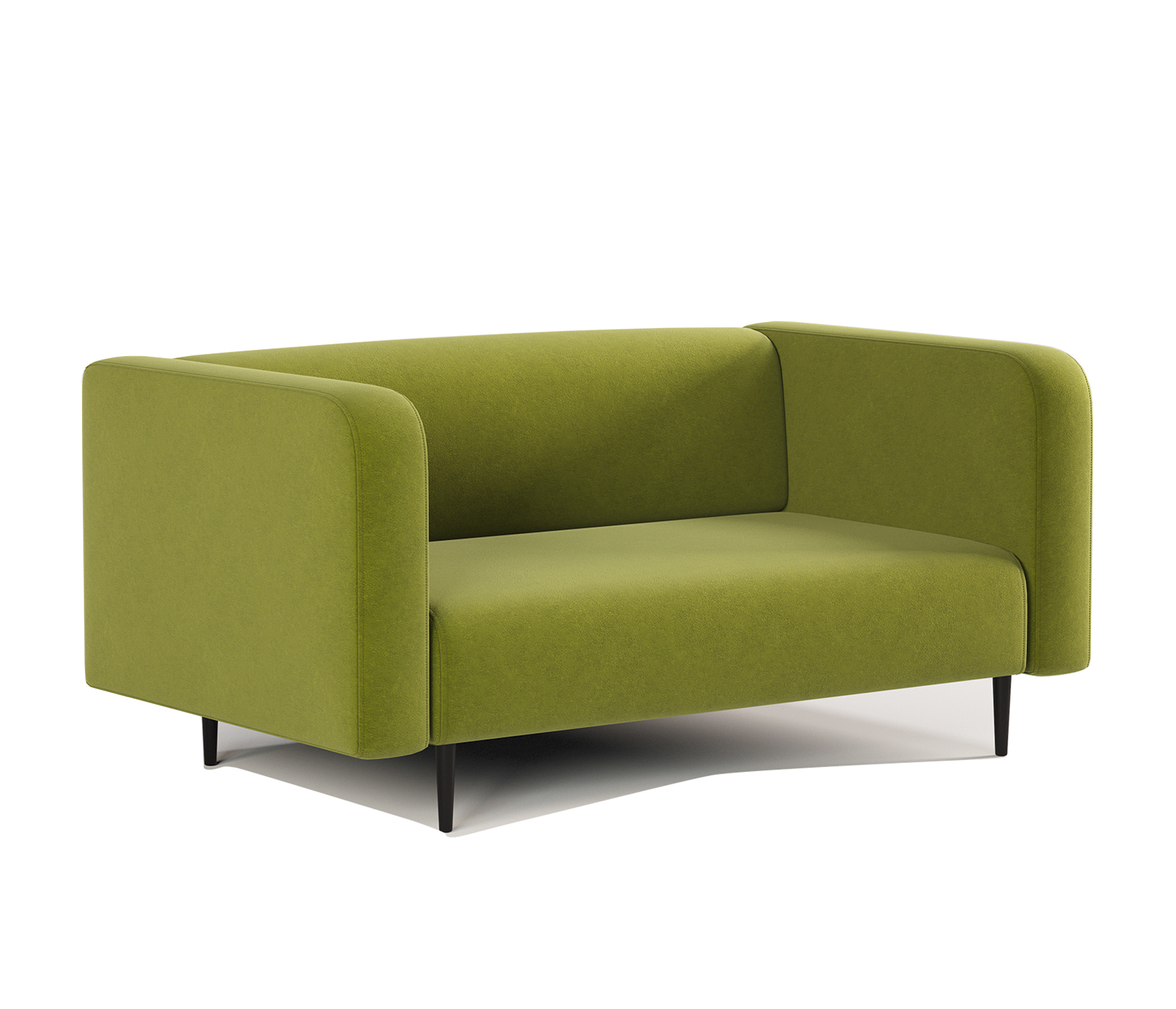 Изображение товара Диван прямой Шарм-дизайн Акцент 134x78x67 см велюр зеленый