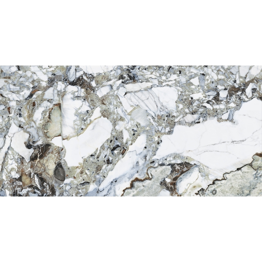 Изображение товара Керамогранит Vitra CityMarble 120x60 см, серый, глянцевый, Россия