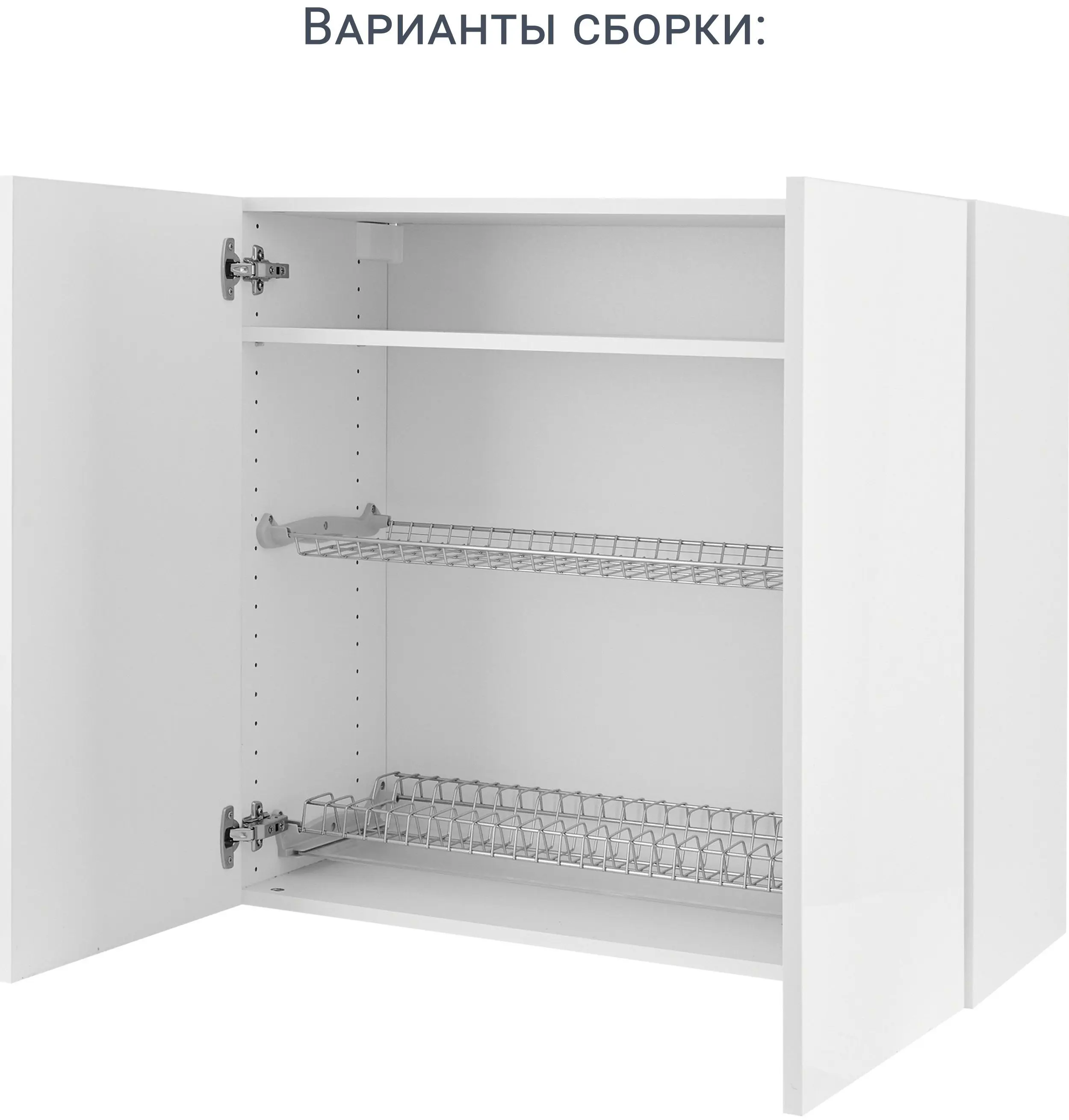 Сушилка для посуды в шкаф Delinia ID 74.7x7x22.4 см двухуровневая металл цвет серый - 5