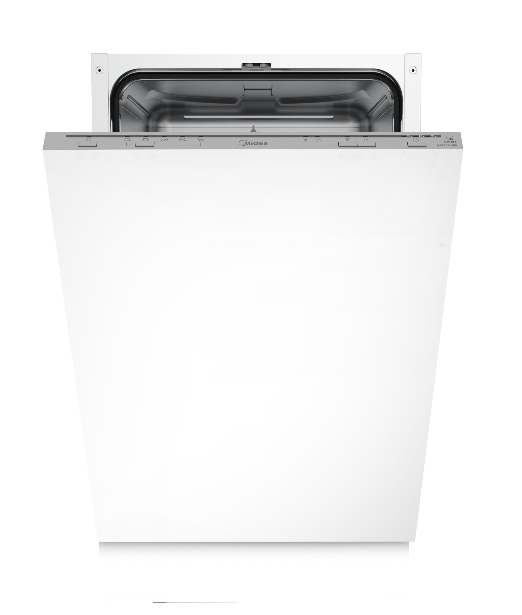 Изображение товара Встраиваемая посудомоечная машина Midea MID45S100I 45 см 5 программ серебро